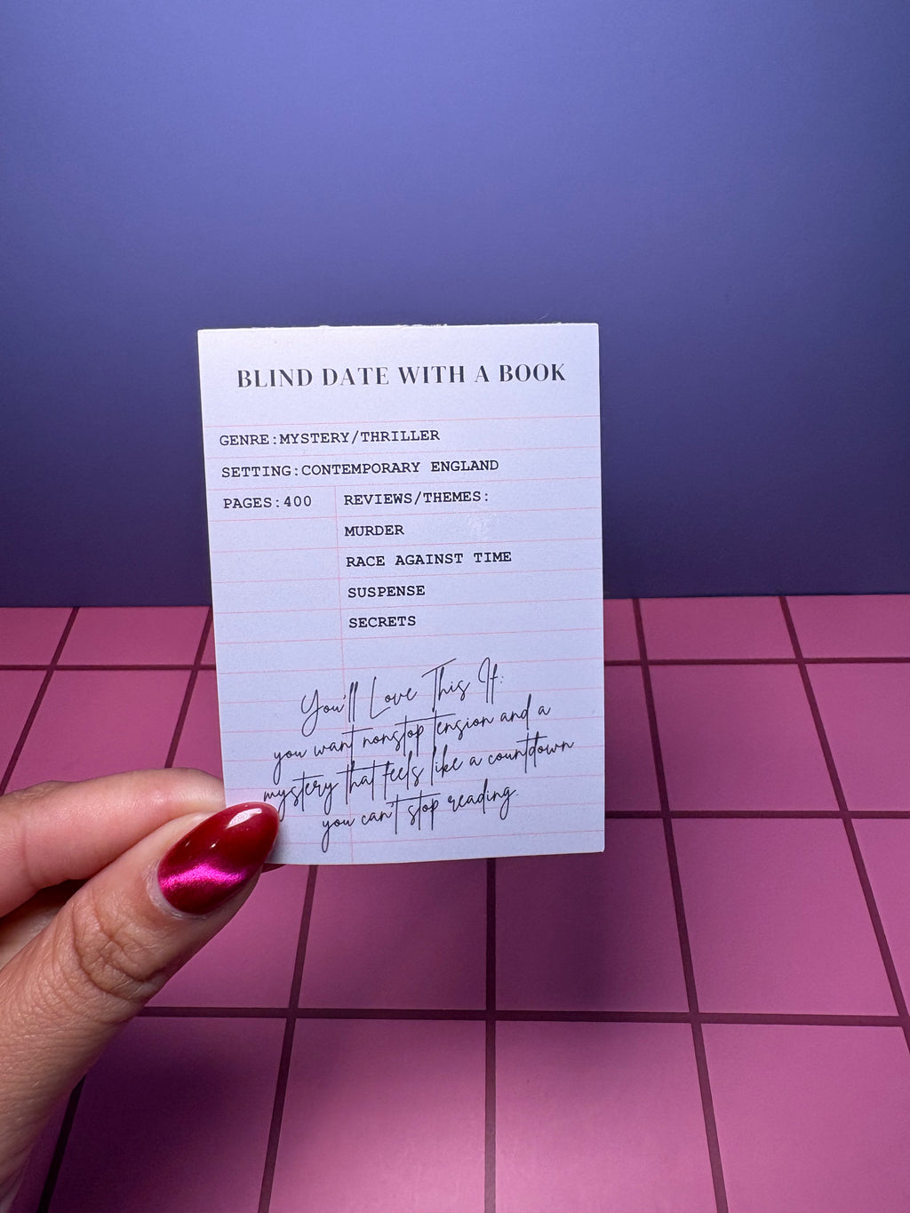 Blind Date with a Book
