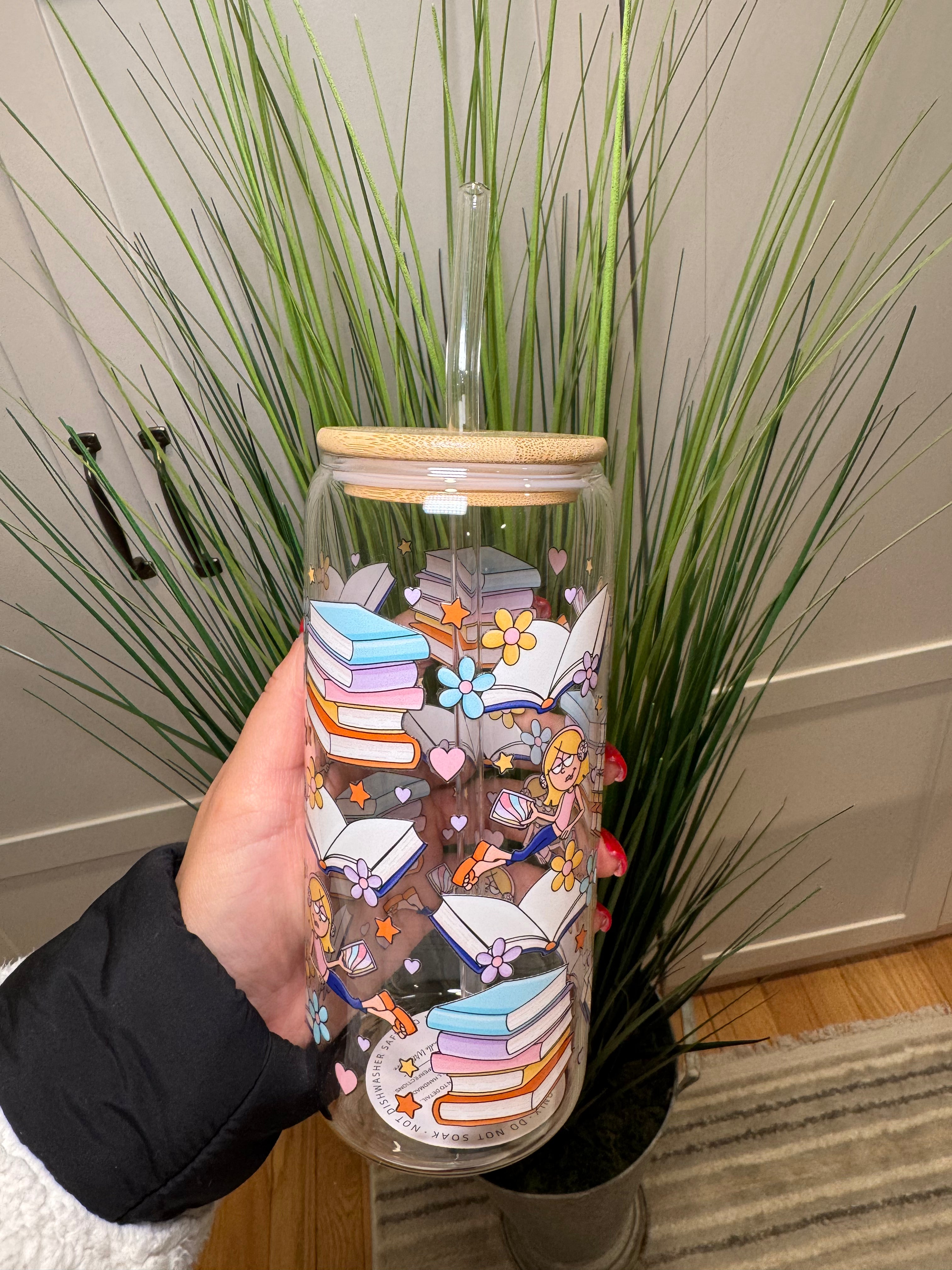 Lizzie McGuire - 20 Oz Glass Can – Hand wash only