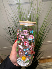 Summer Fun - 20 Oz Glass Can