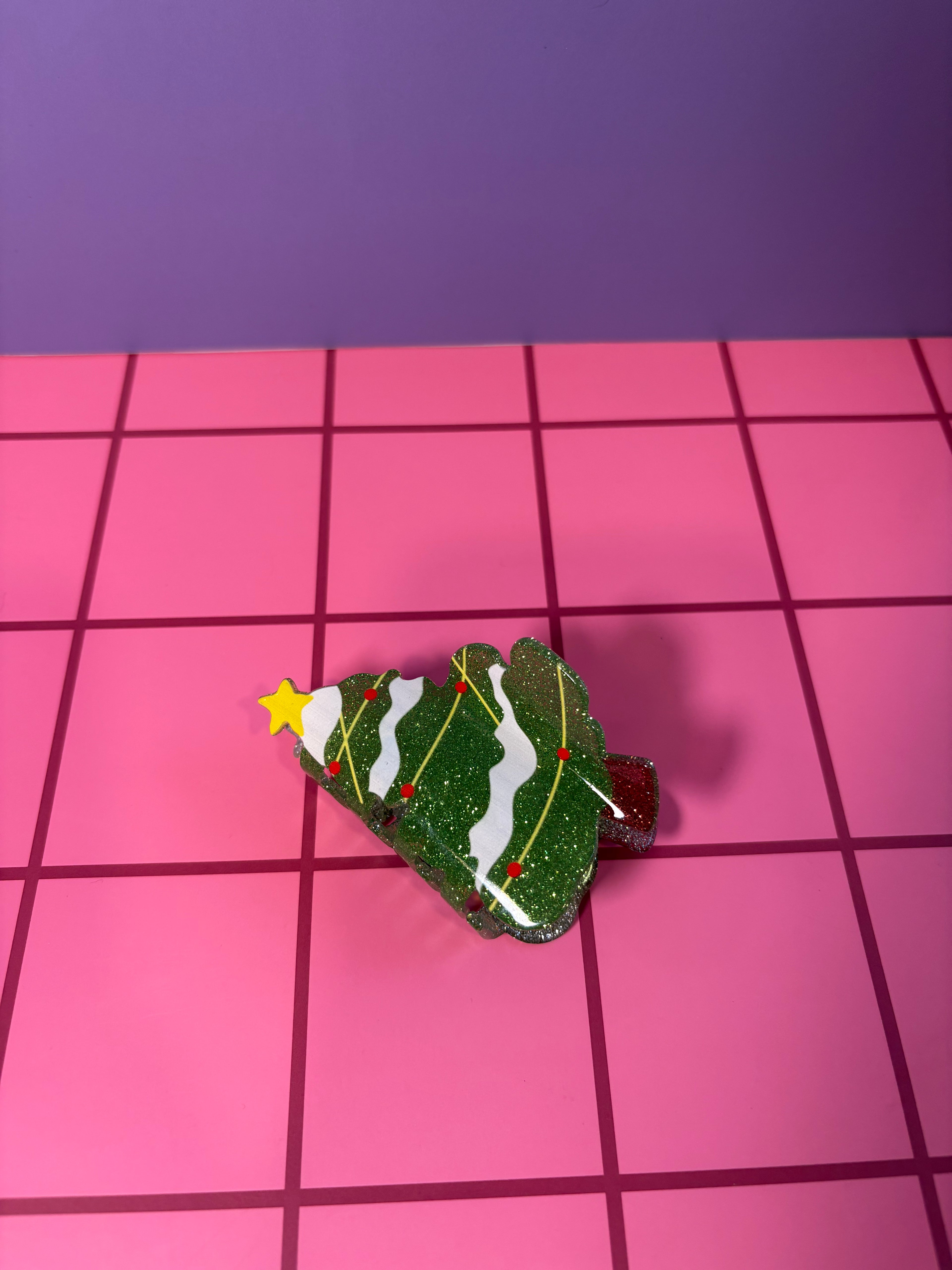 Christmas Tree - Claw Clip