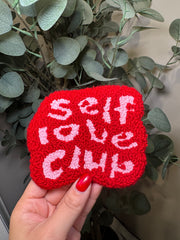 Self Love Club - Rug Drink Coaster