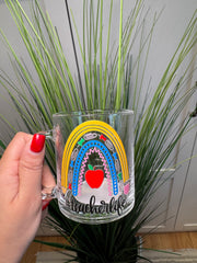 #TeacherLife - Glass Mug