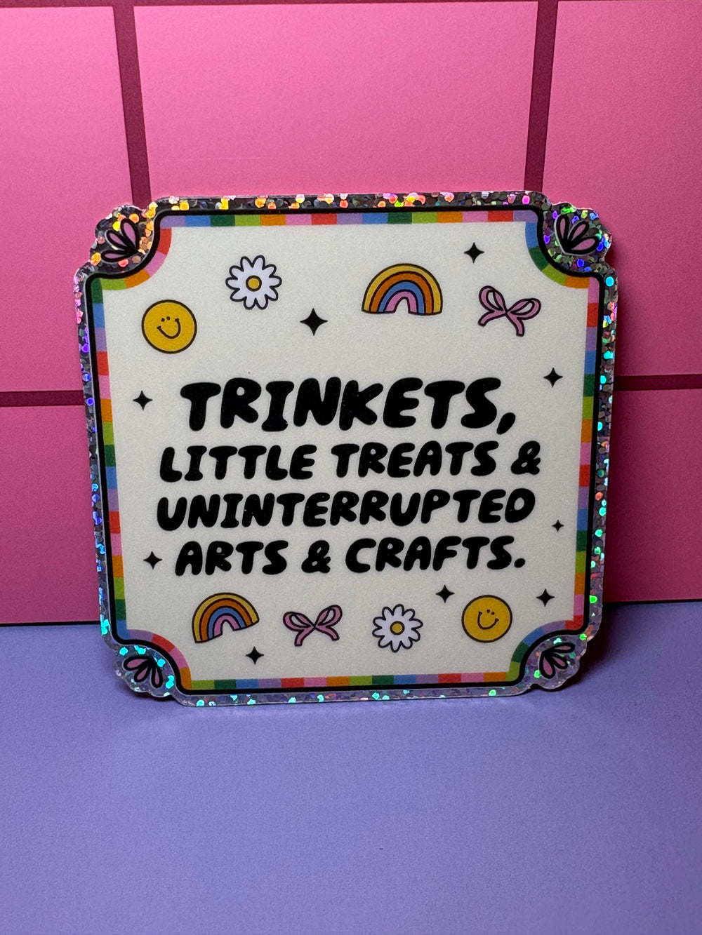 Trinkets, little treats & uninterrupted arts & crafts - Sticker