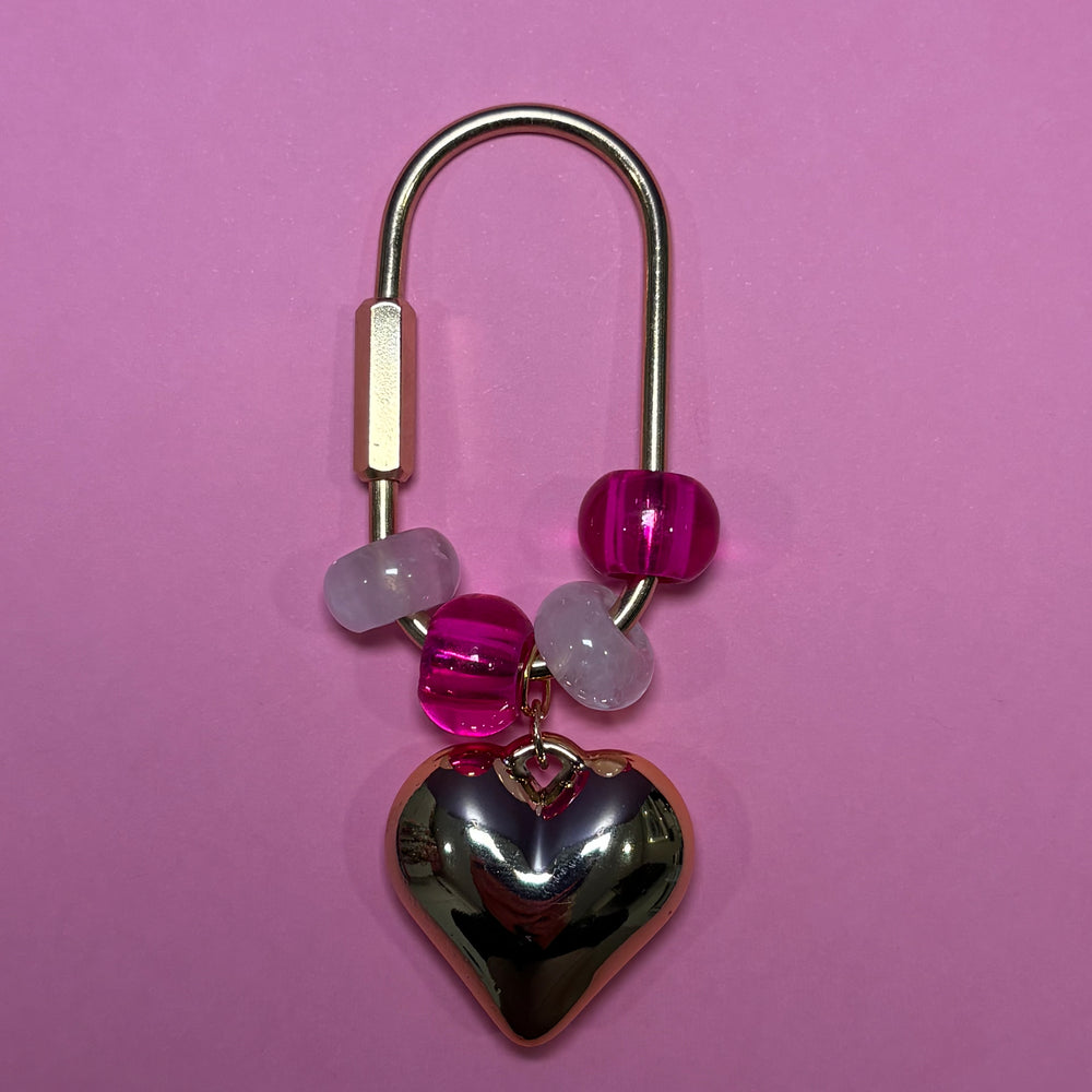 Jumbo Heart - Small Bag Charm