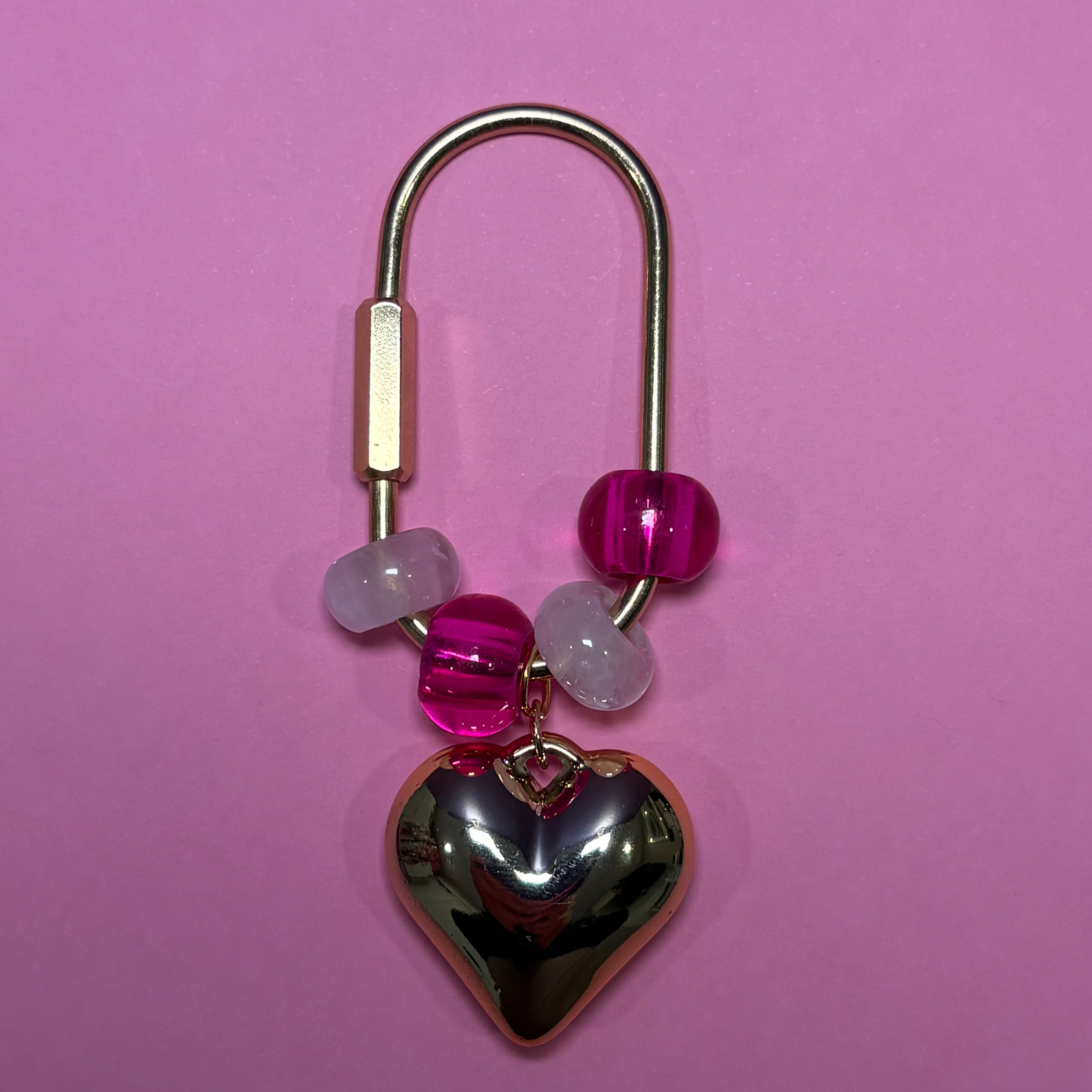 Jumbo Heart - Small Bag Charm
