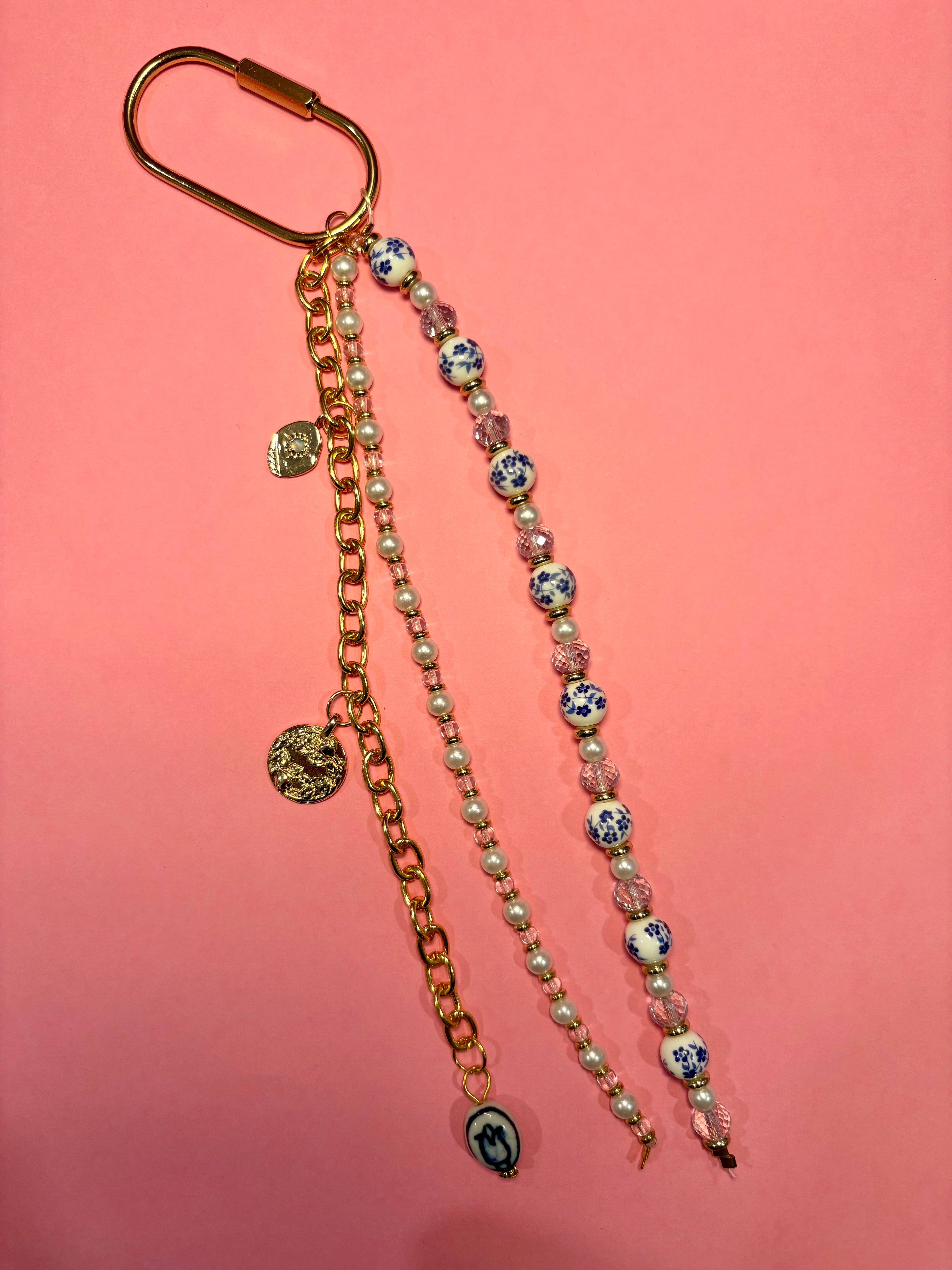 Floral - Large Bag Charm