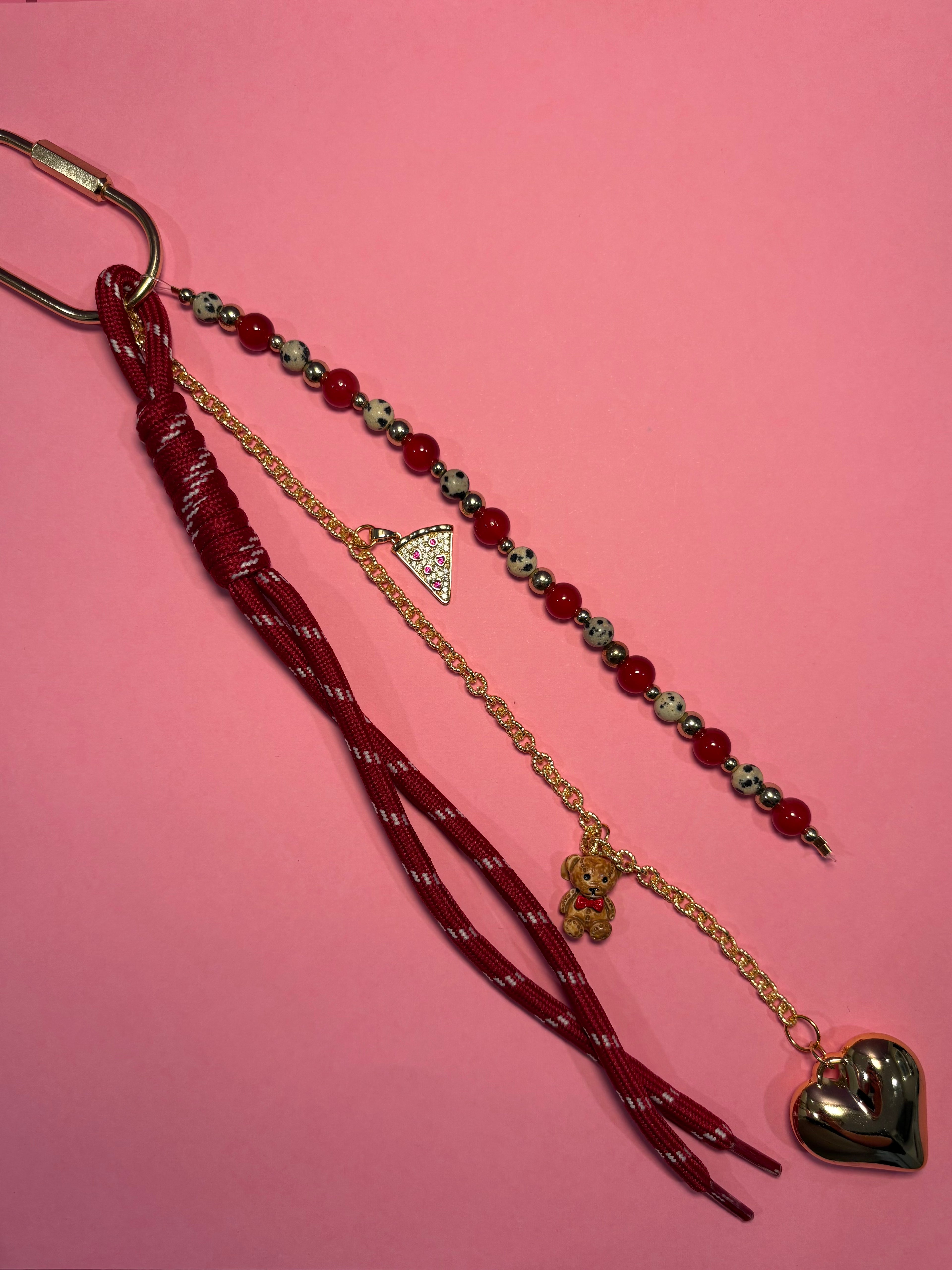 Pizza  - Large Bag Charm