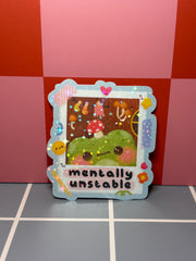 Mentally Unstable Frog - Sticker