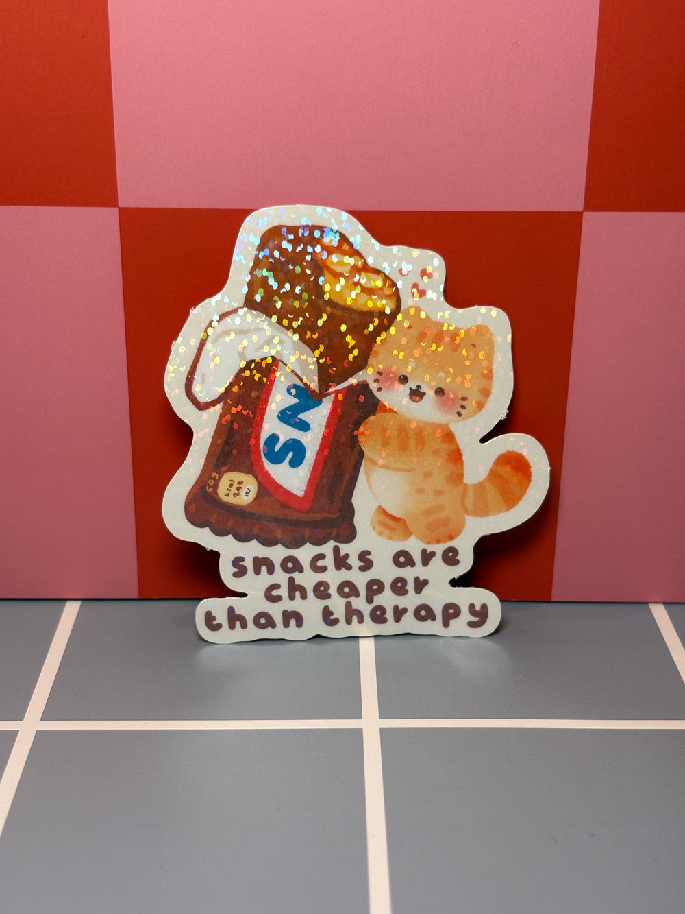 Snacks are cheaper than therapy - Sticker