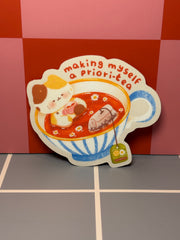 Making myself a priori-tea - Sticker