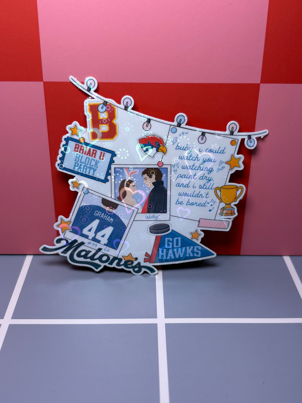Off Campus Collage - Sticker