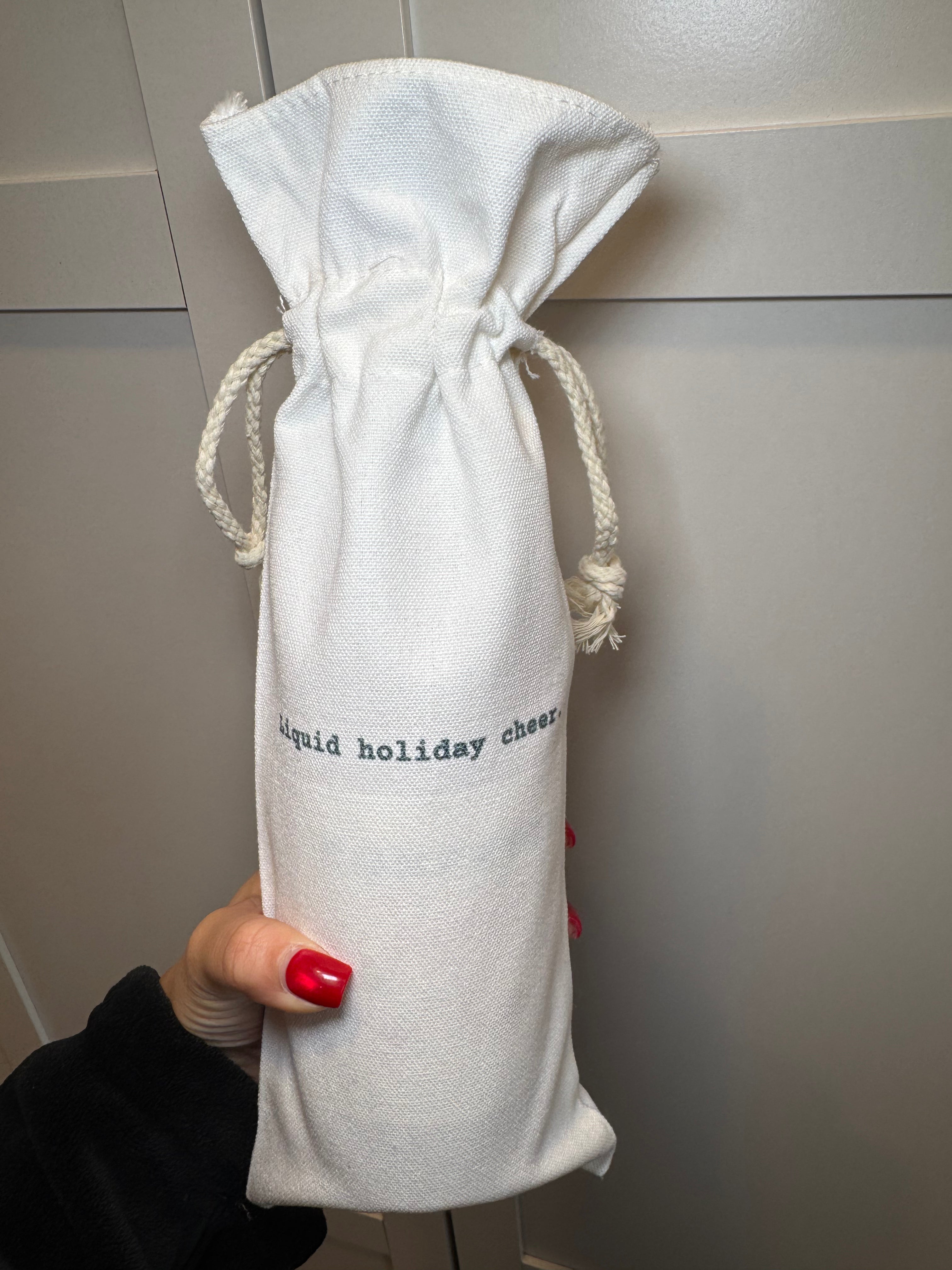 Liquid Holiday Cheer - Wine Bag