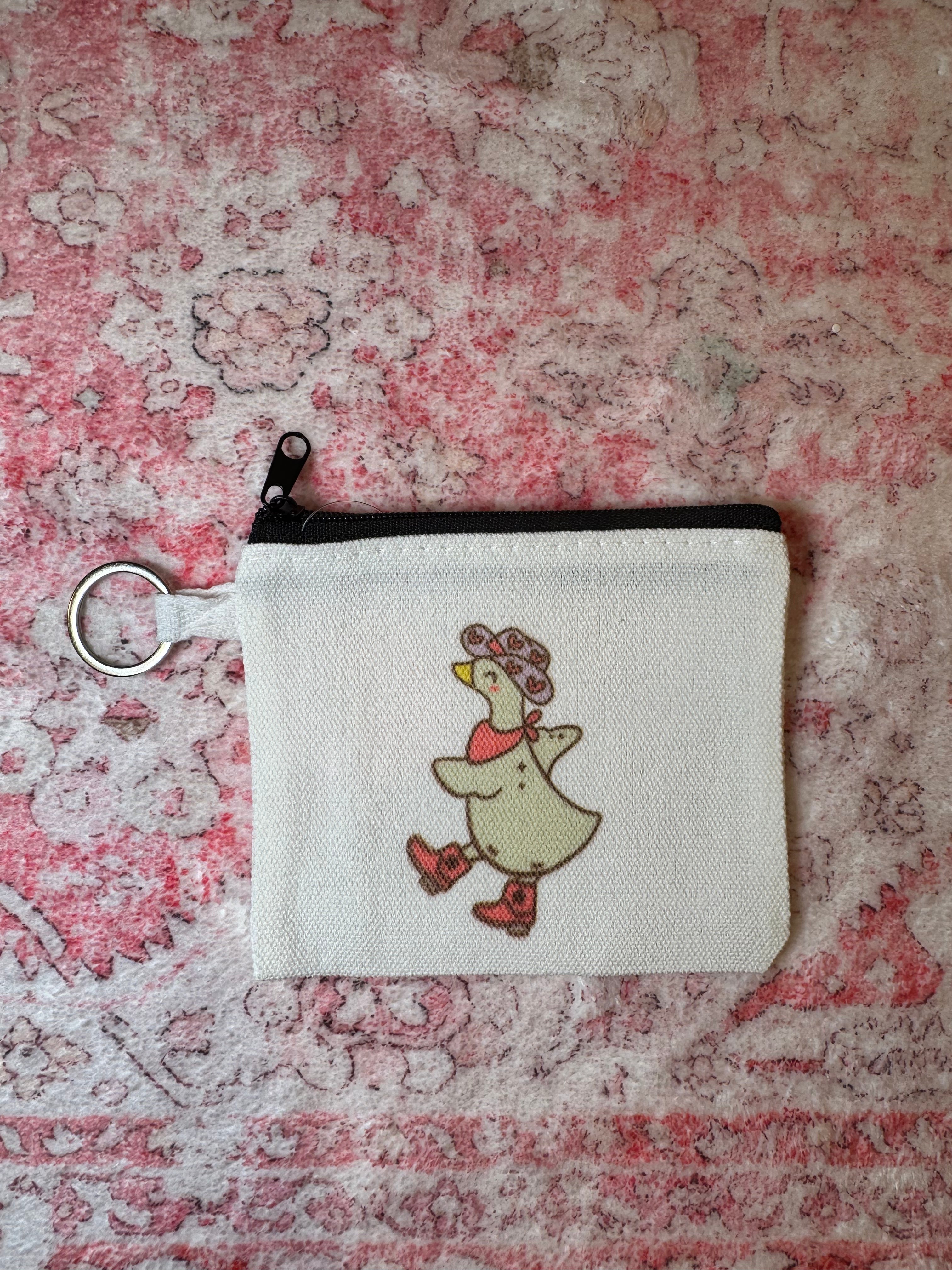 Cowgirl Duck - Coin Pouch