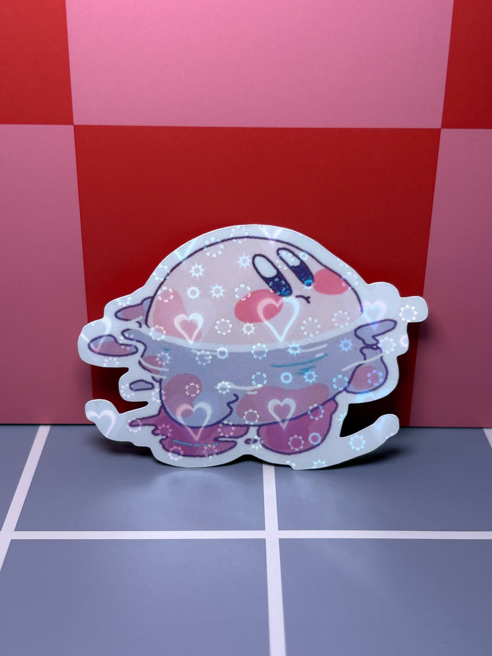 Kirby in water  - Sticker