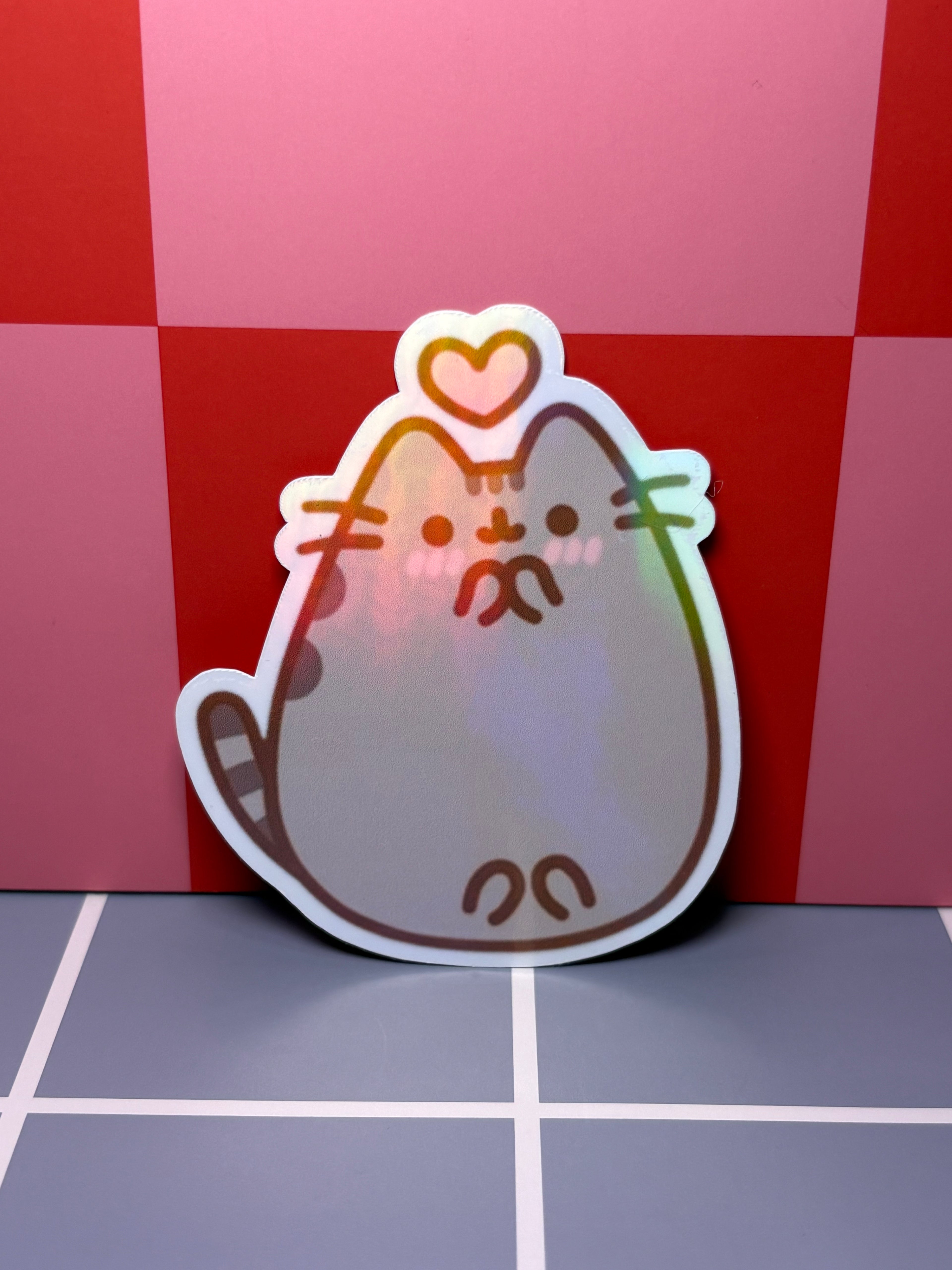 Pusheen (Heart) - Sticker