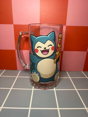 Snorlax with Pizza - Beer Chalice