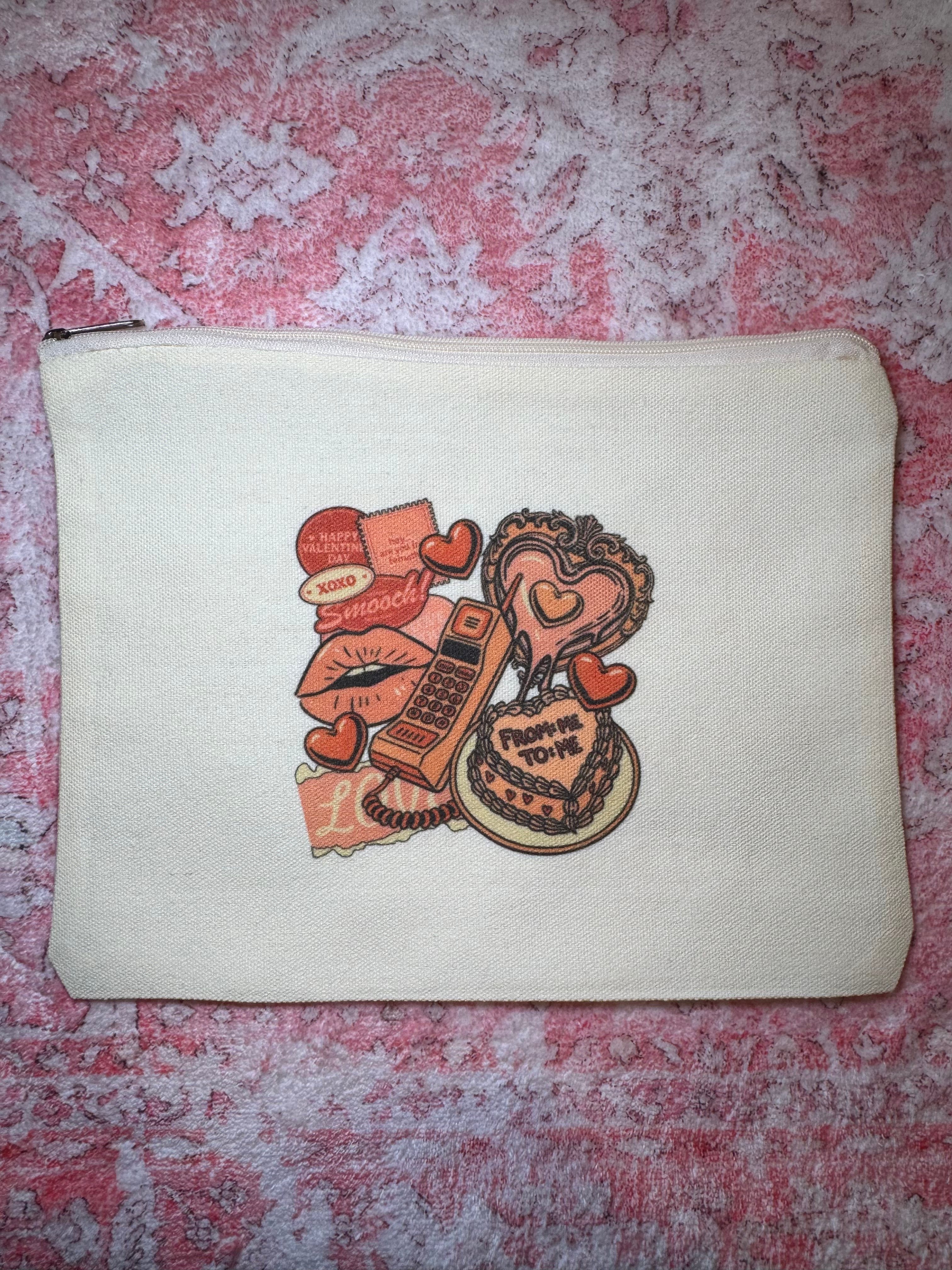 Galentines - Medium Canvas Pouch