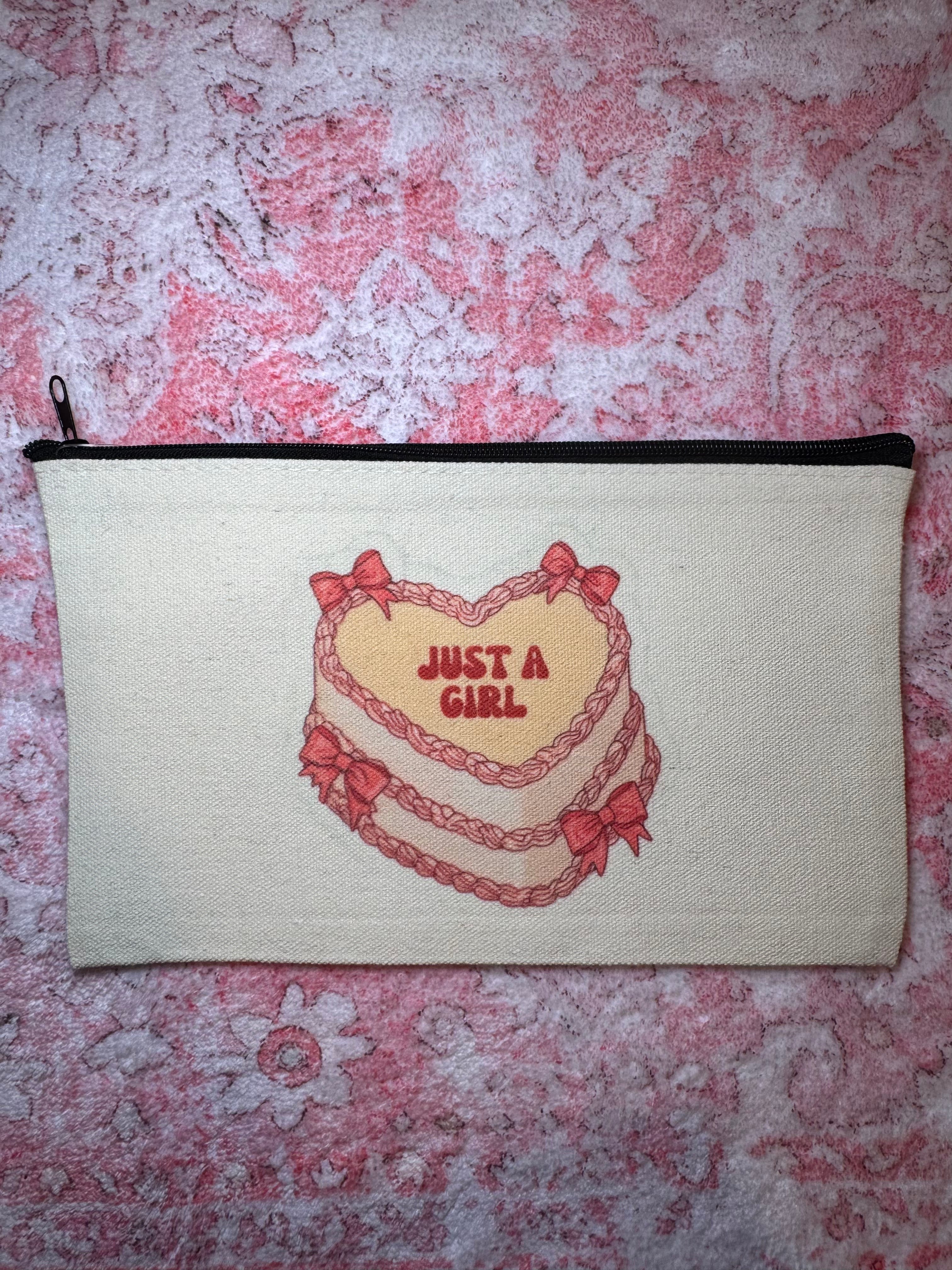 Just a Girl - Standard Canvas Pouch