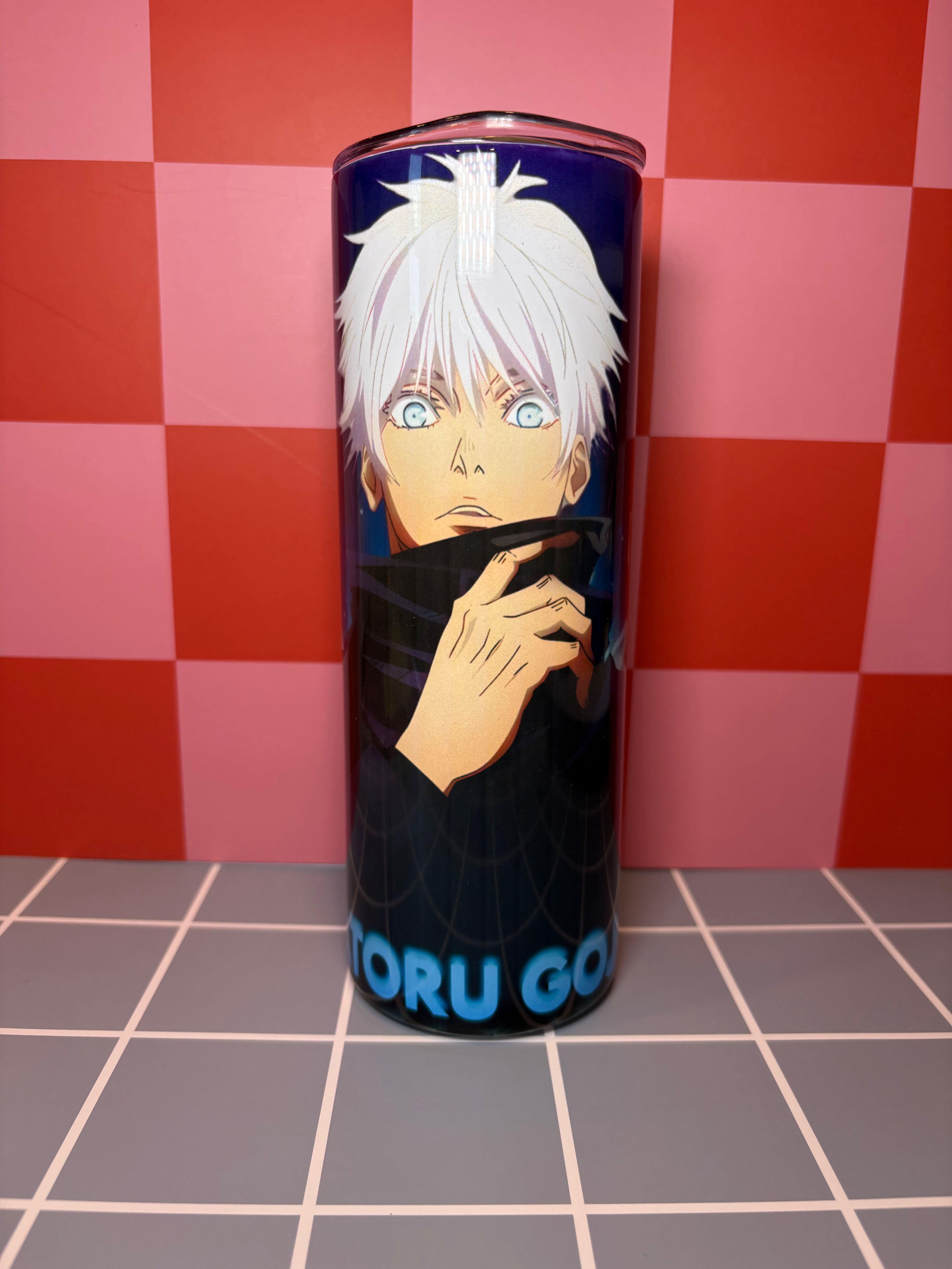 Satoru Gojo metal tumbler