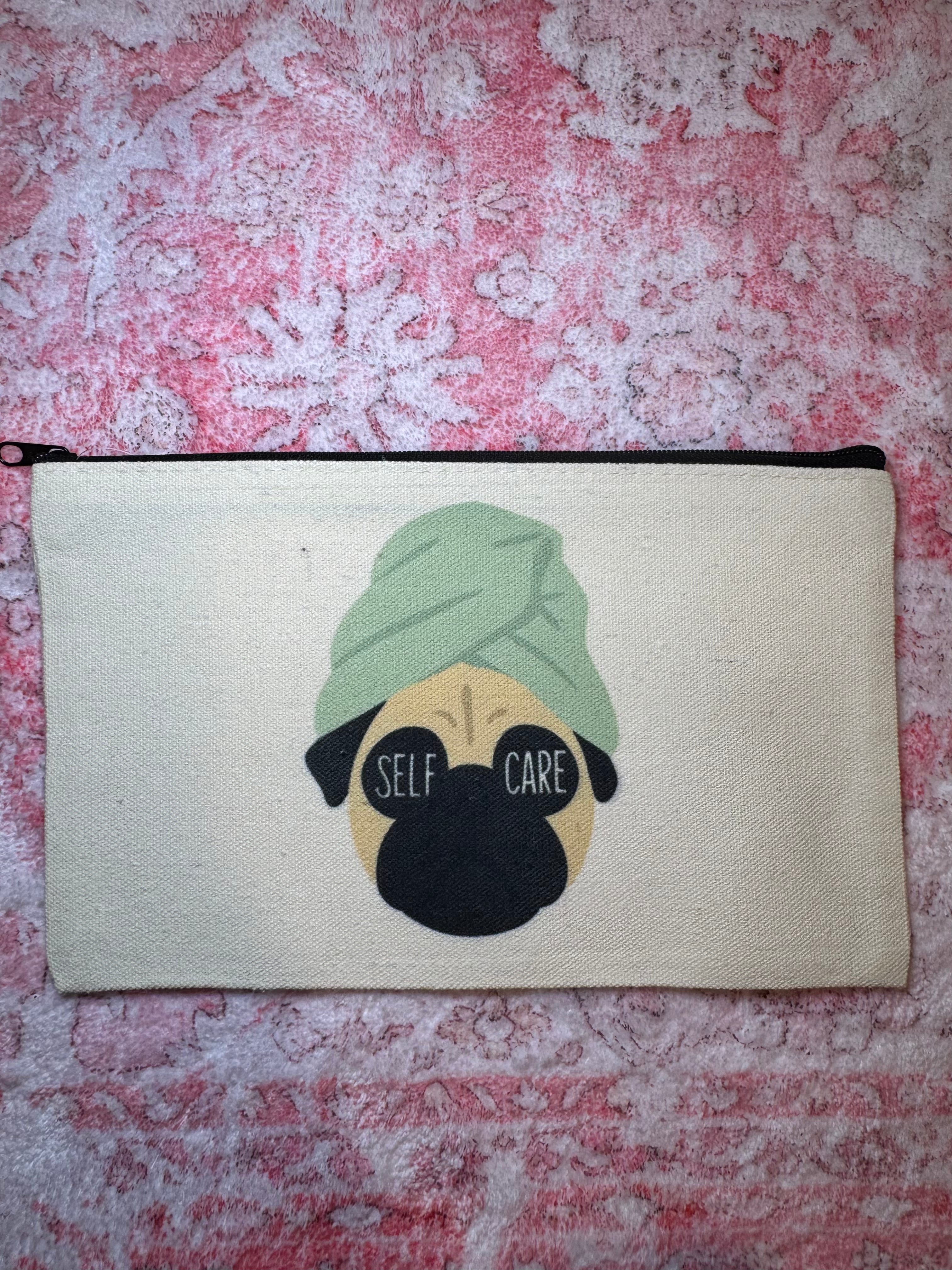 Self-Care Dog - Standard Canvas Pouch