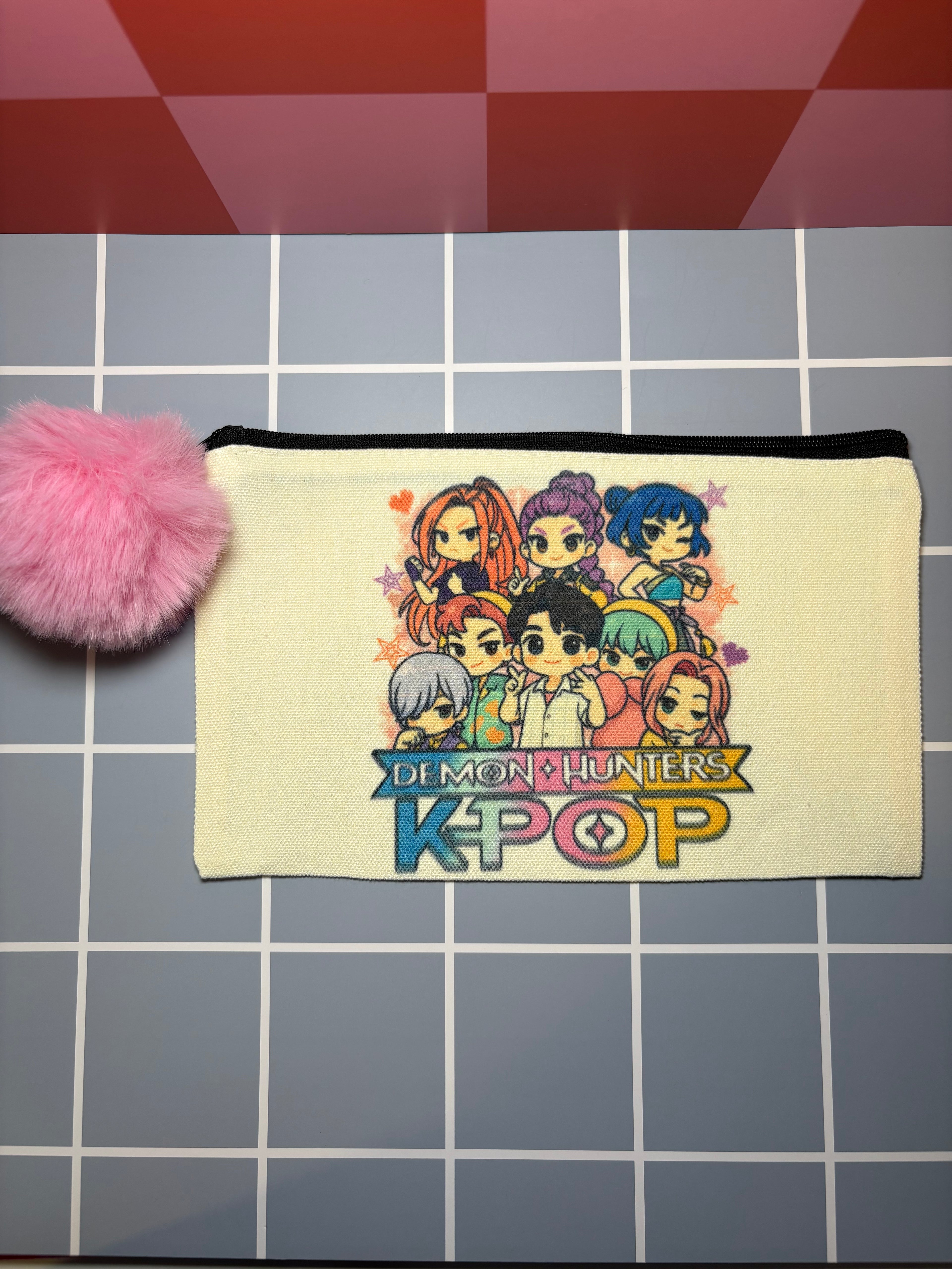 K-Pop Demon Hunters canvas pouch