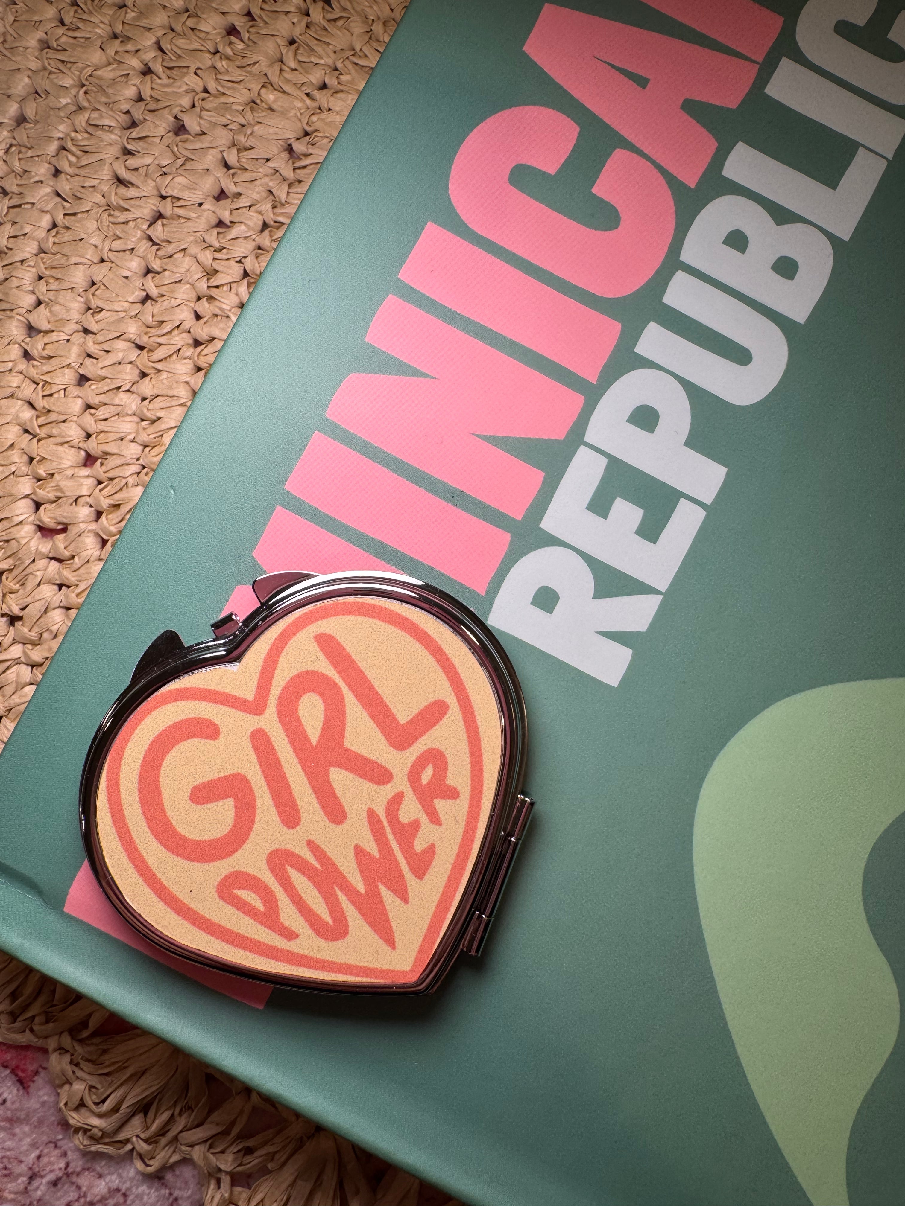 Girl Power - Compact Mirror – Metal compact mirror