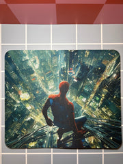 Spiderman City View - Mouse Pad