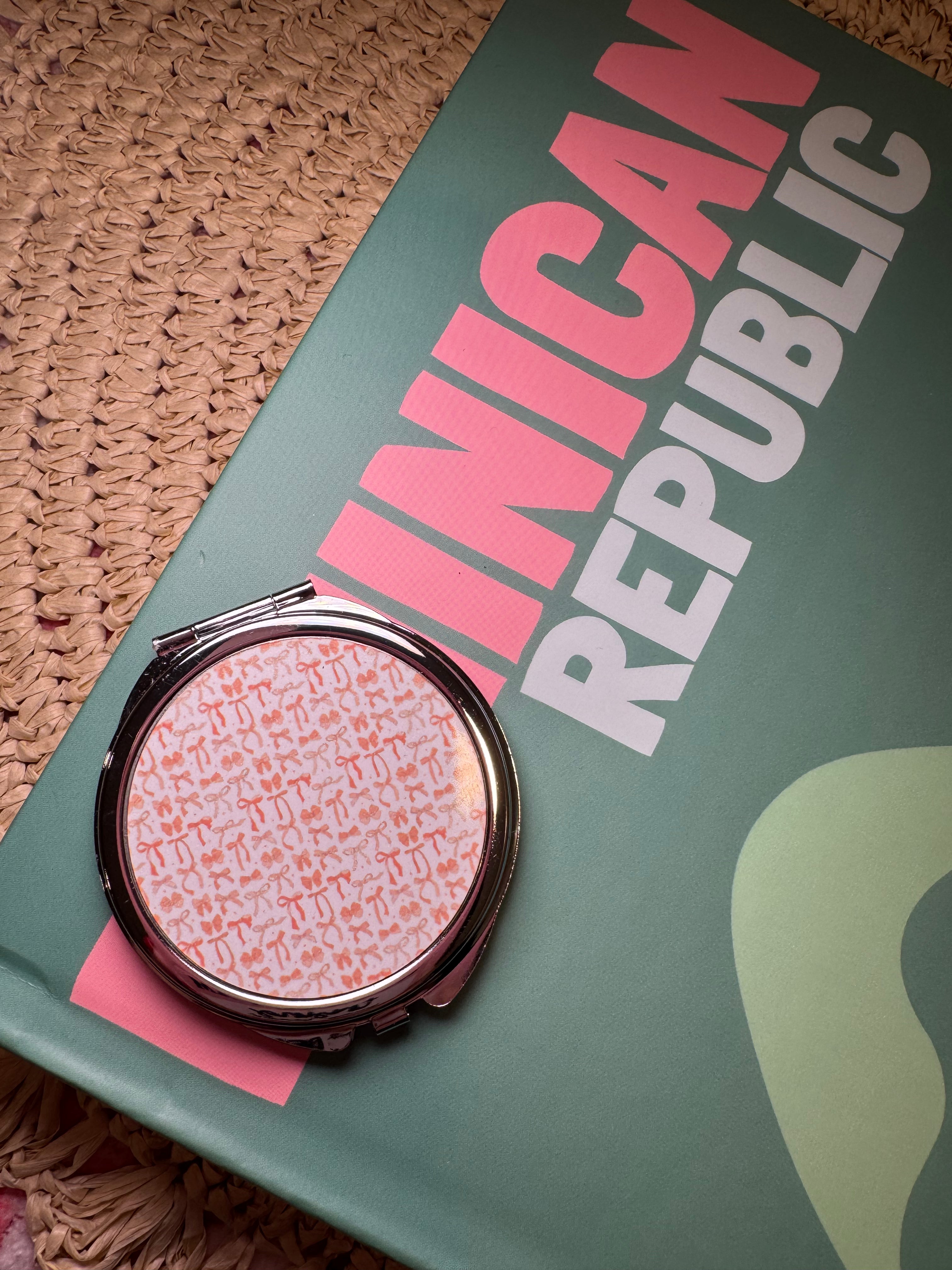 Bows - Compact Mirror – Metal compact mirror