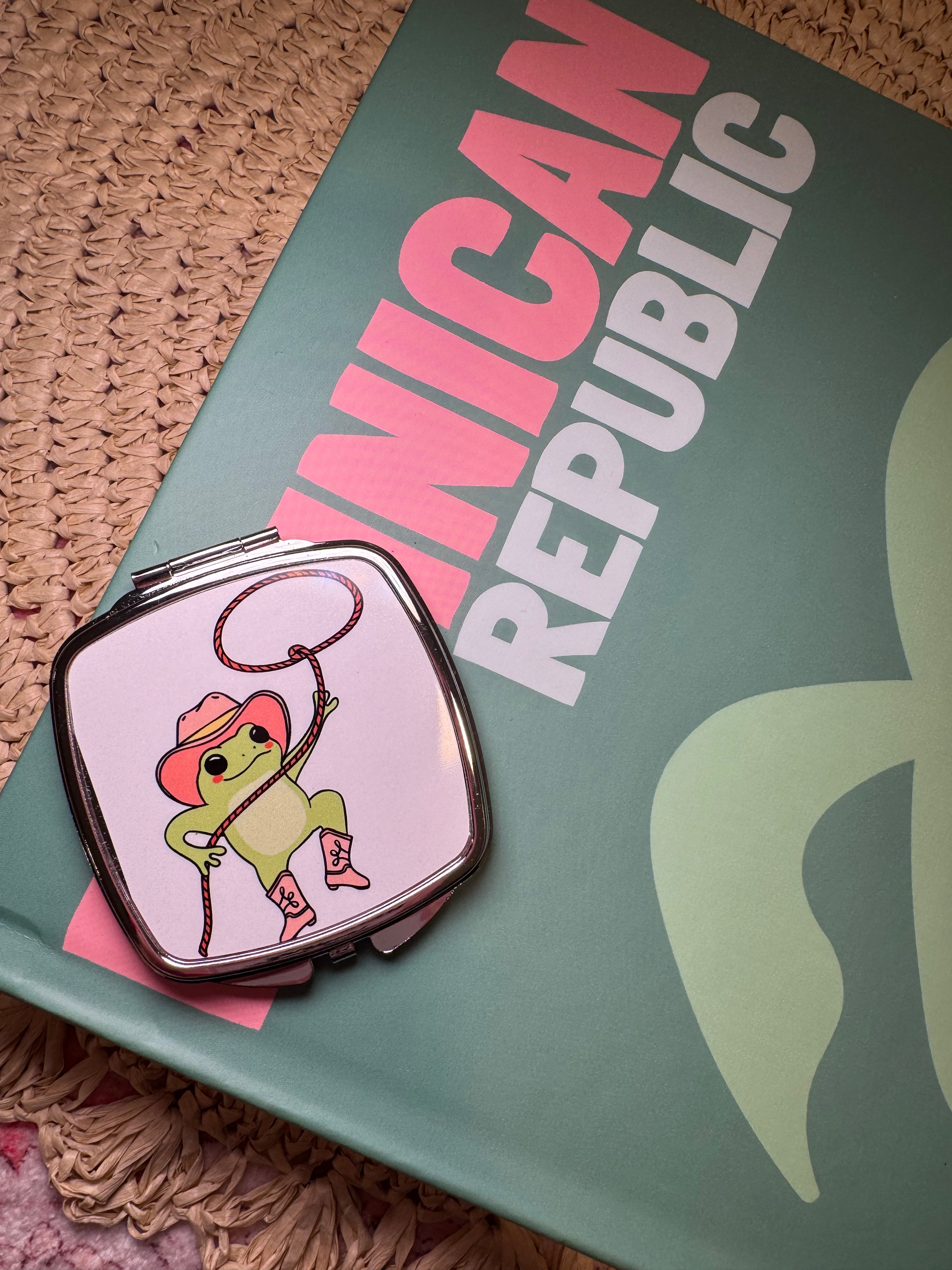 Country Frog - Compact Mirror – Metal compact mirror