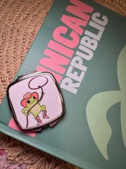 Country Frog - Compact Mirror
