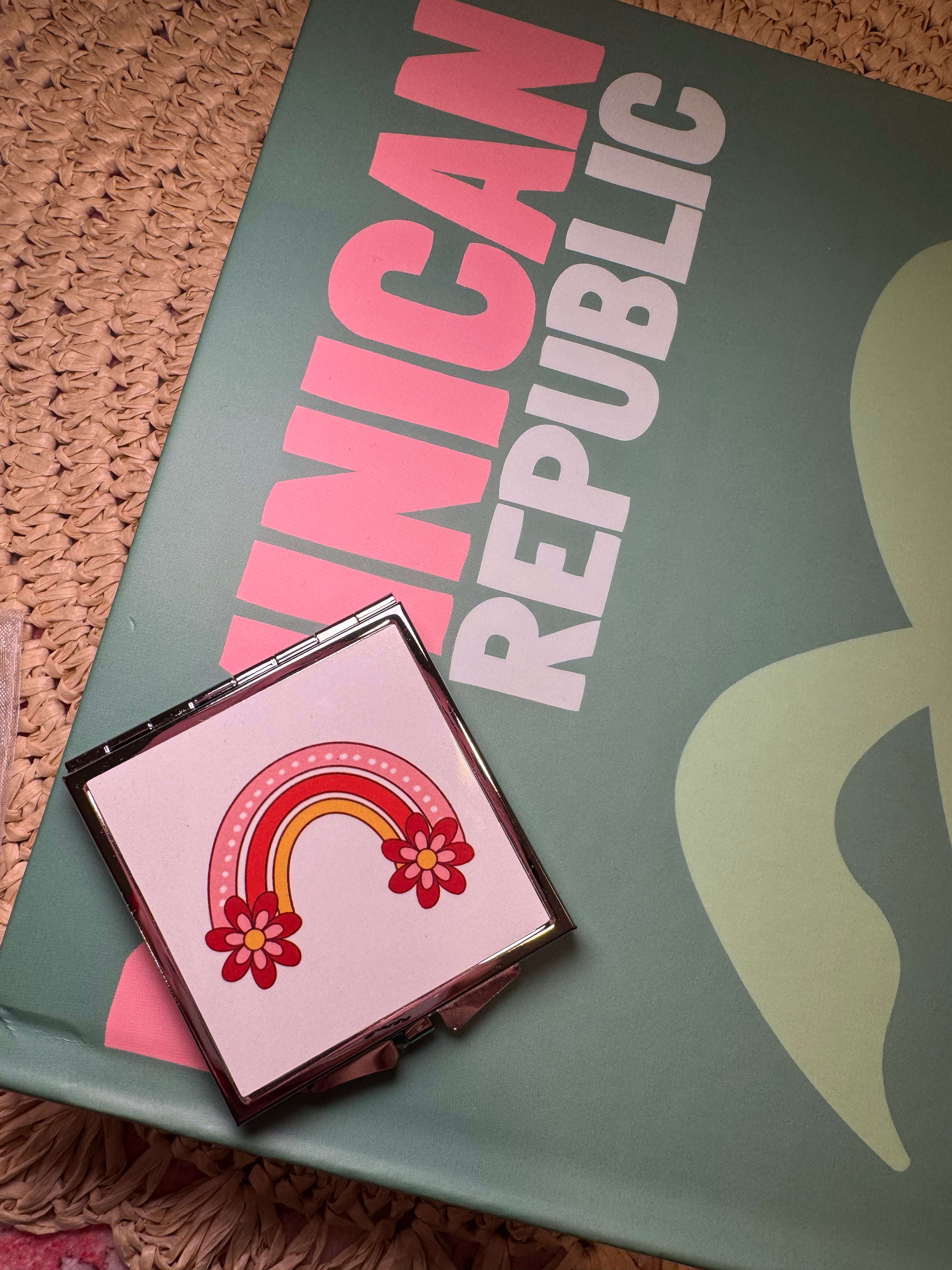 Rainbow - Compact Mirror – Metal compact mirror