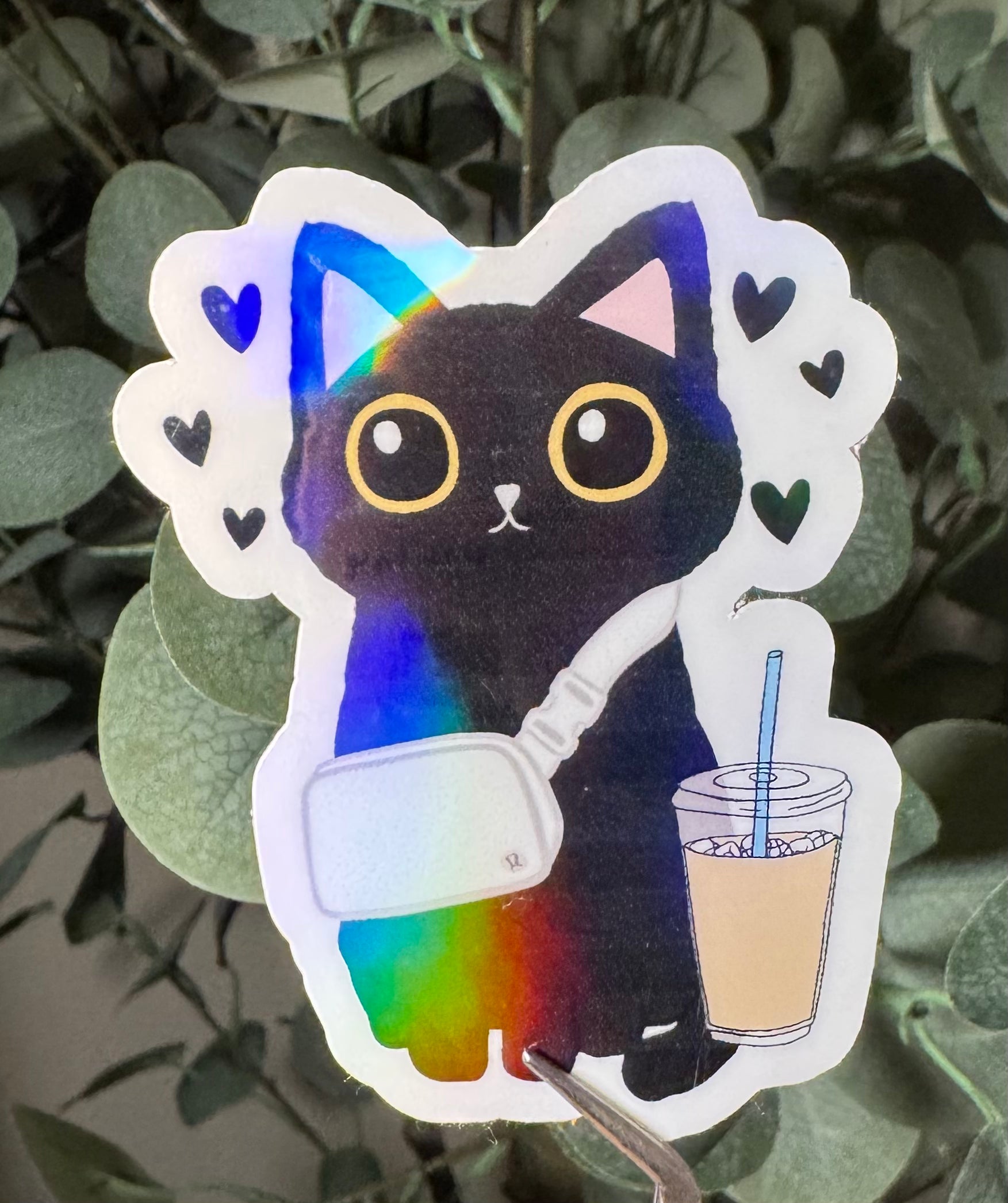 Milennial Cat - Sticker – Vinyl & Waterproof Sticker