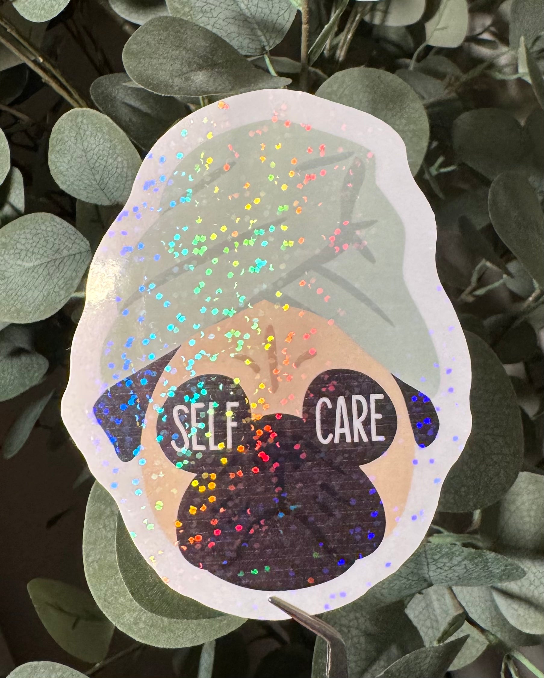 Self-Care Dog - Sticker – Vinyl & Waterproof Sticker