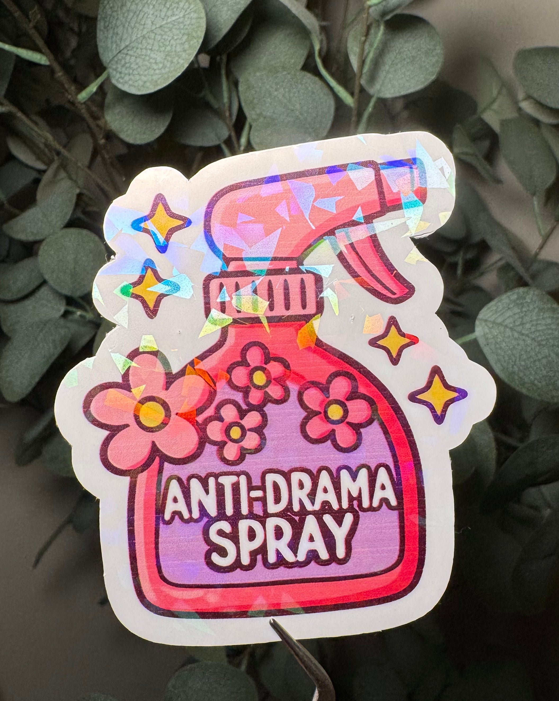 Anti-Drama Spray - Sticker – Vinyl & Waterproof Sticker