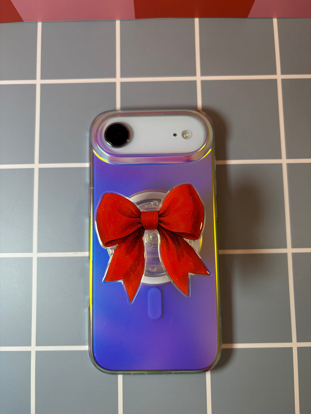 "Holiday Bow" Phone & E-Reader MagSafe Grip