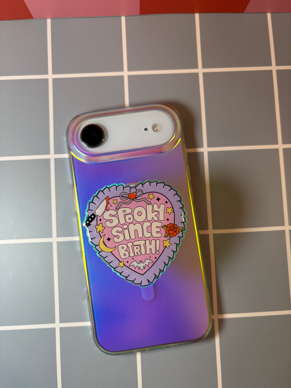 "Spooky Since Birth"   Phone & E-Reader MagSafe Grip