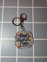 Best Teacher Ever - Keychain