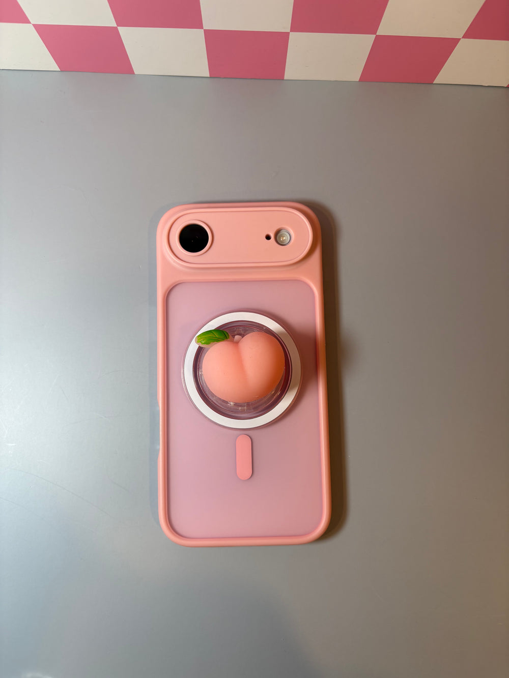 Peach Squishy - Phone & E-Reader MagSafe Grip