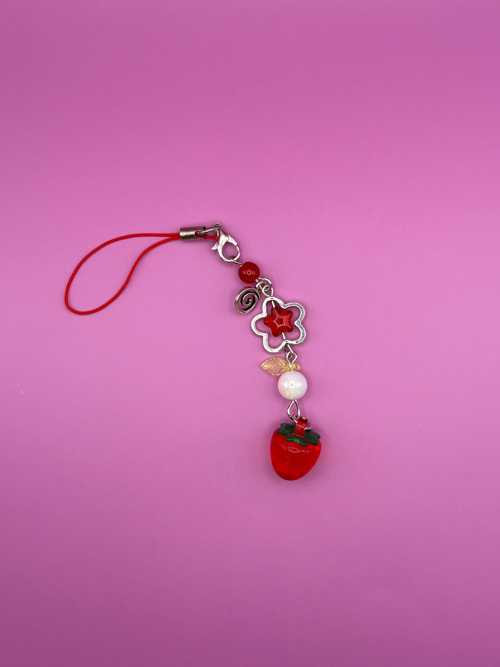 Strawberry - Phone Charm
