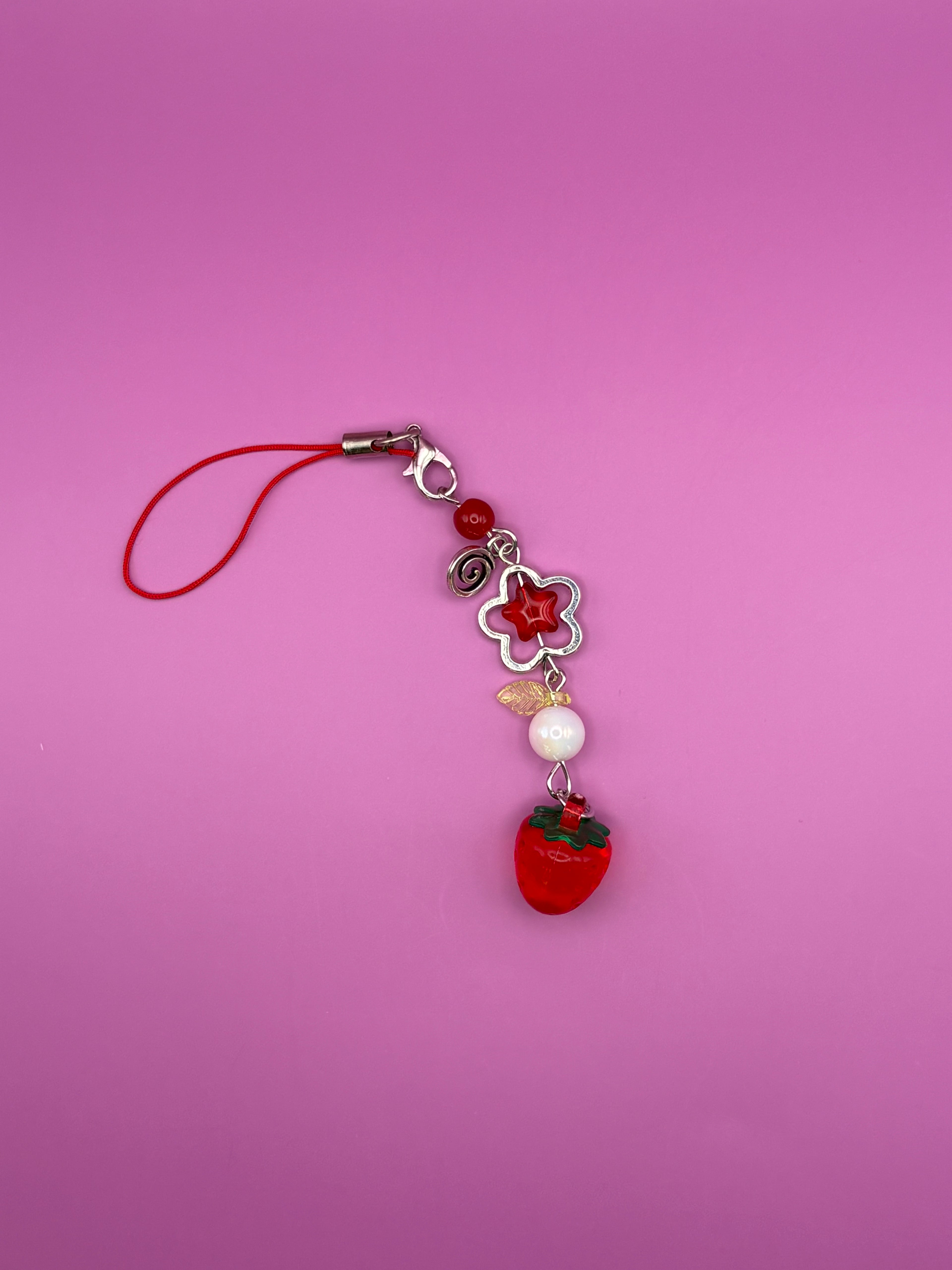 Strawberry - Phone Charm