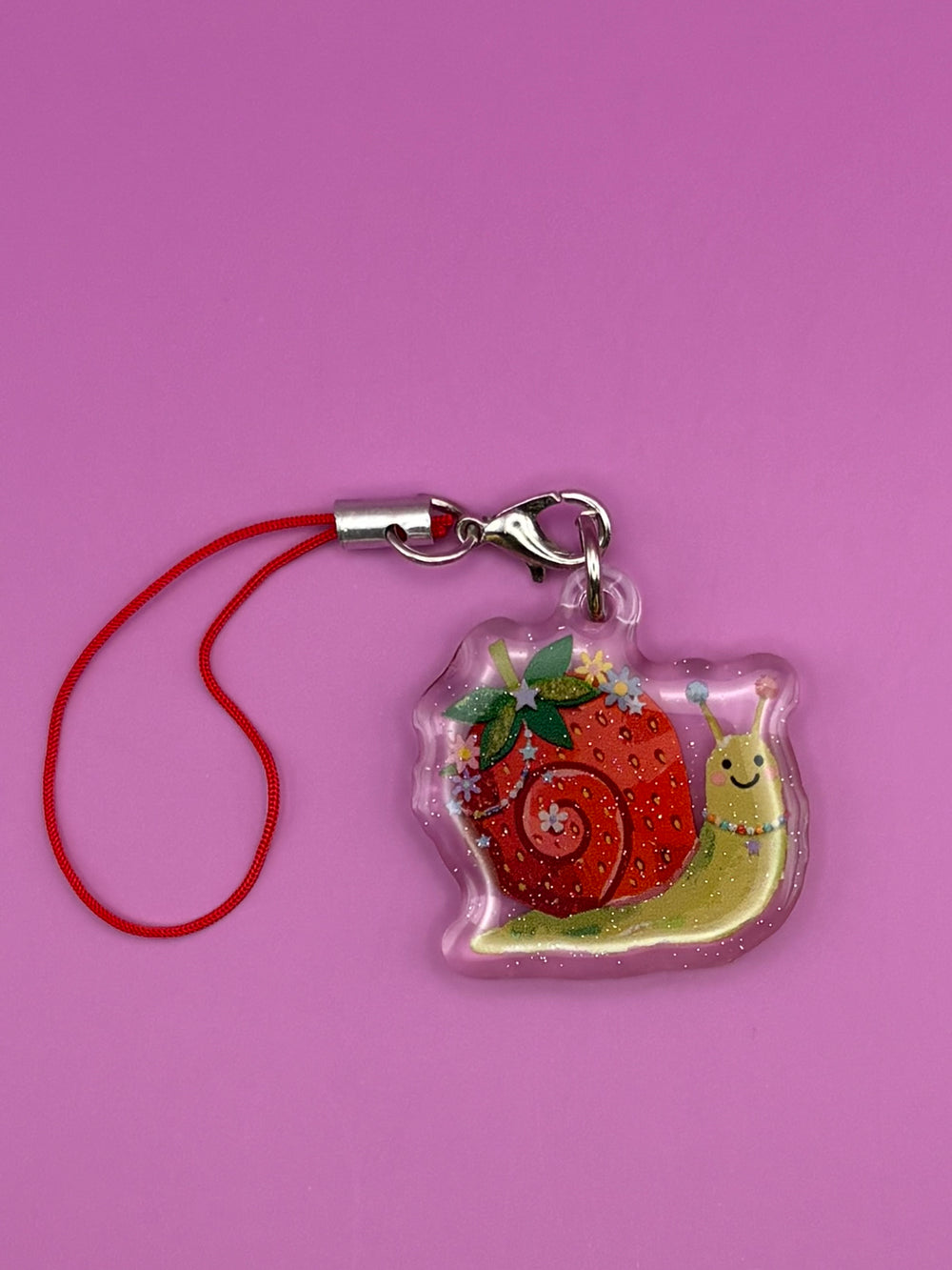 Snail - Phone Charm