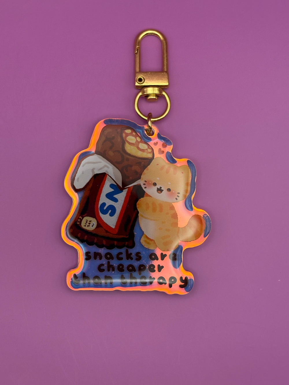 Snacks are cheaper than therapy  - Keychain