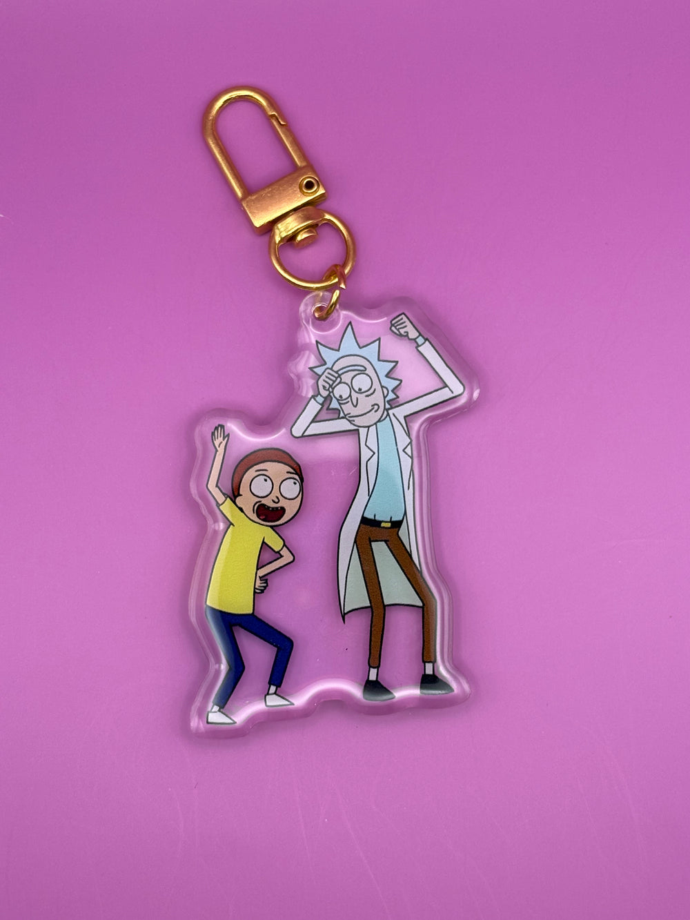Rick & Morty - Keychain