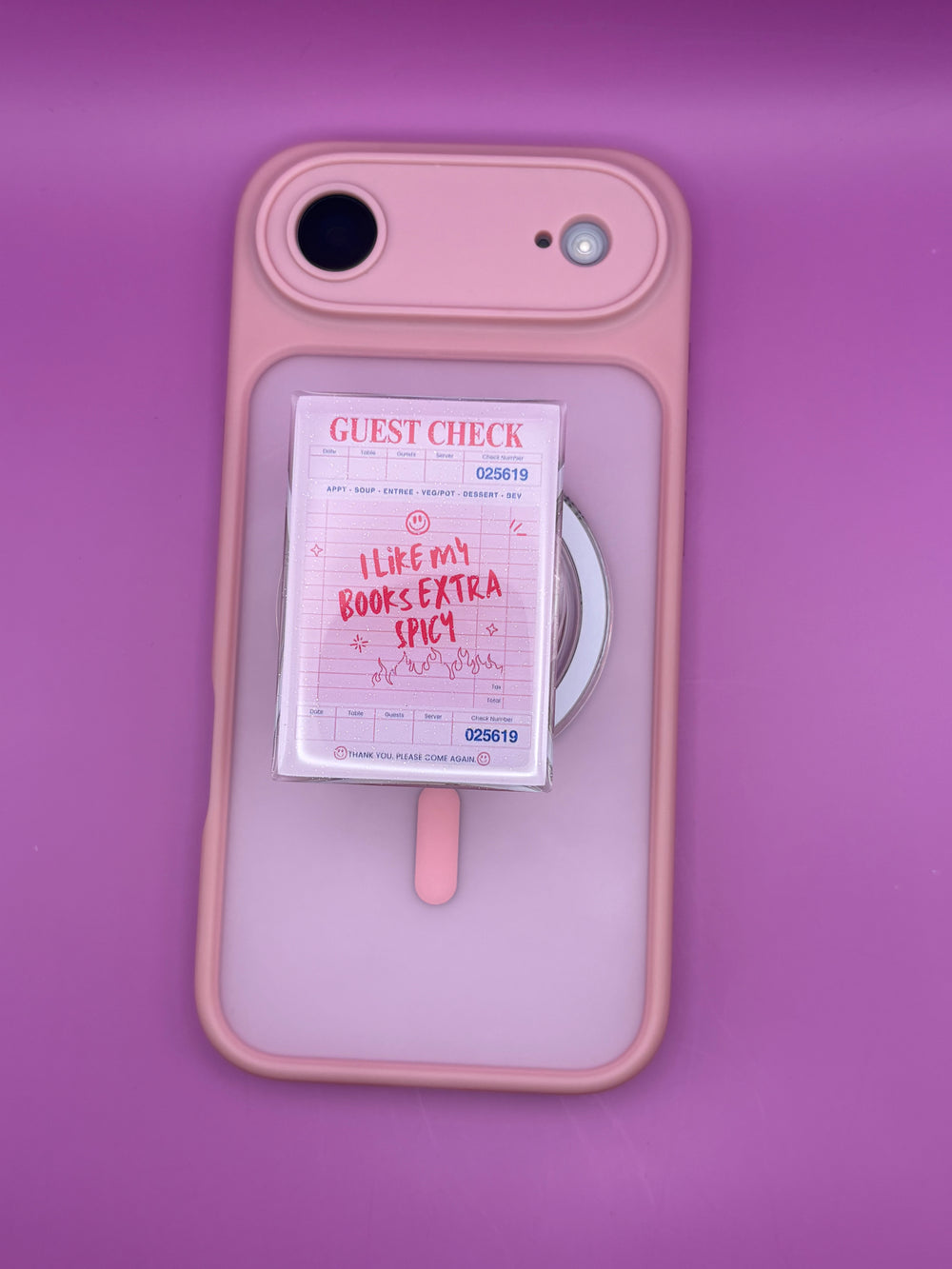 "I Like My Books Extra Spicy"- Phone & E-Reader MagSafe Grip