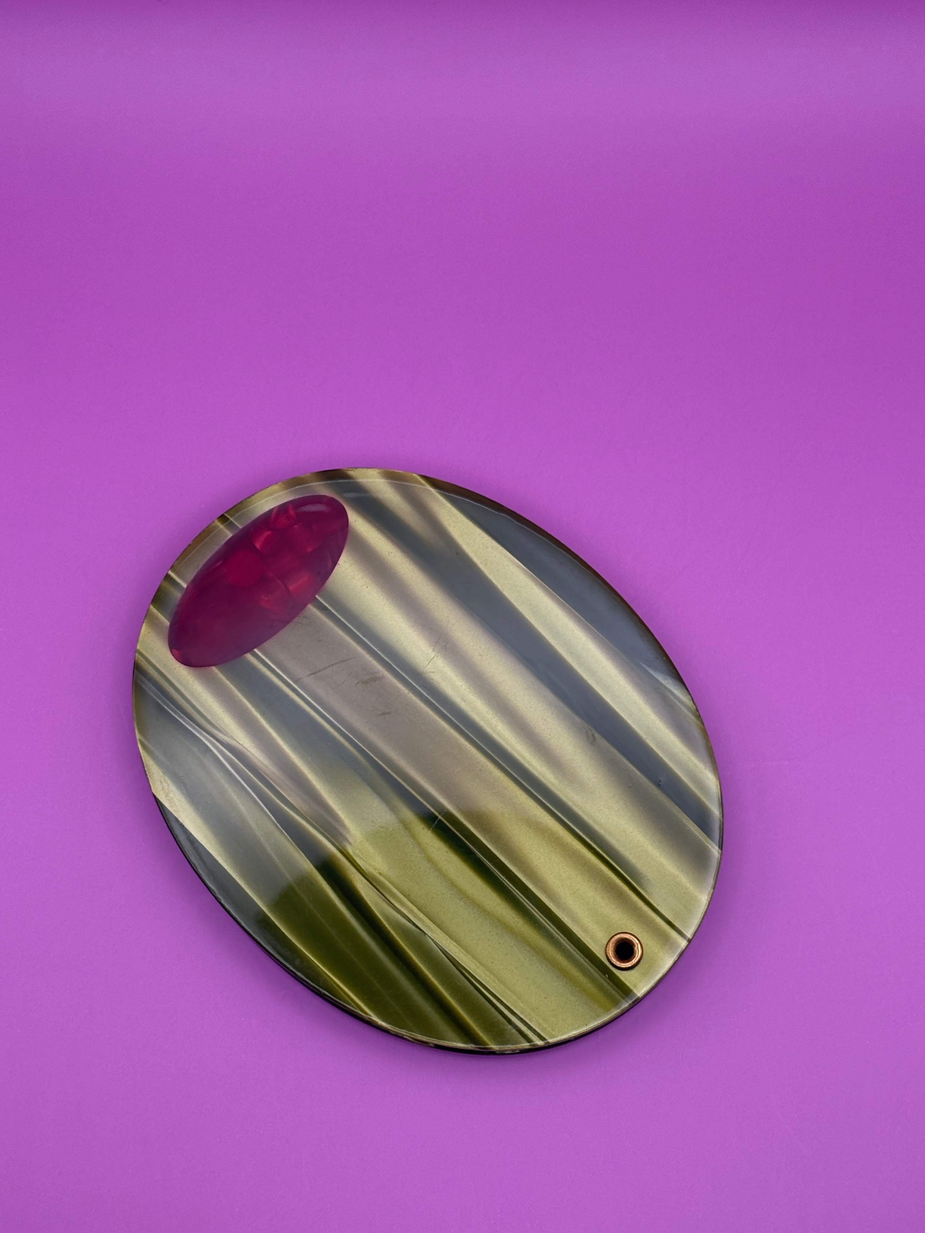 Olive - Acetate Pocket Mirror