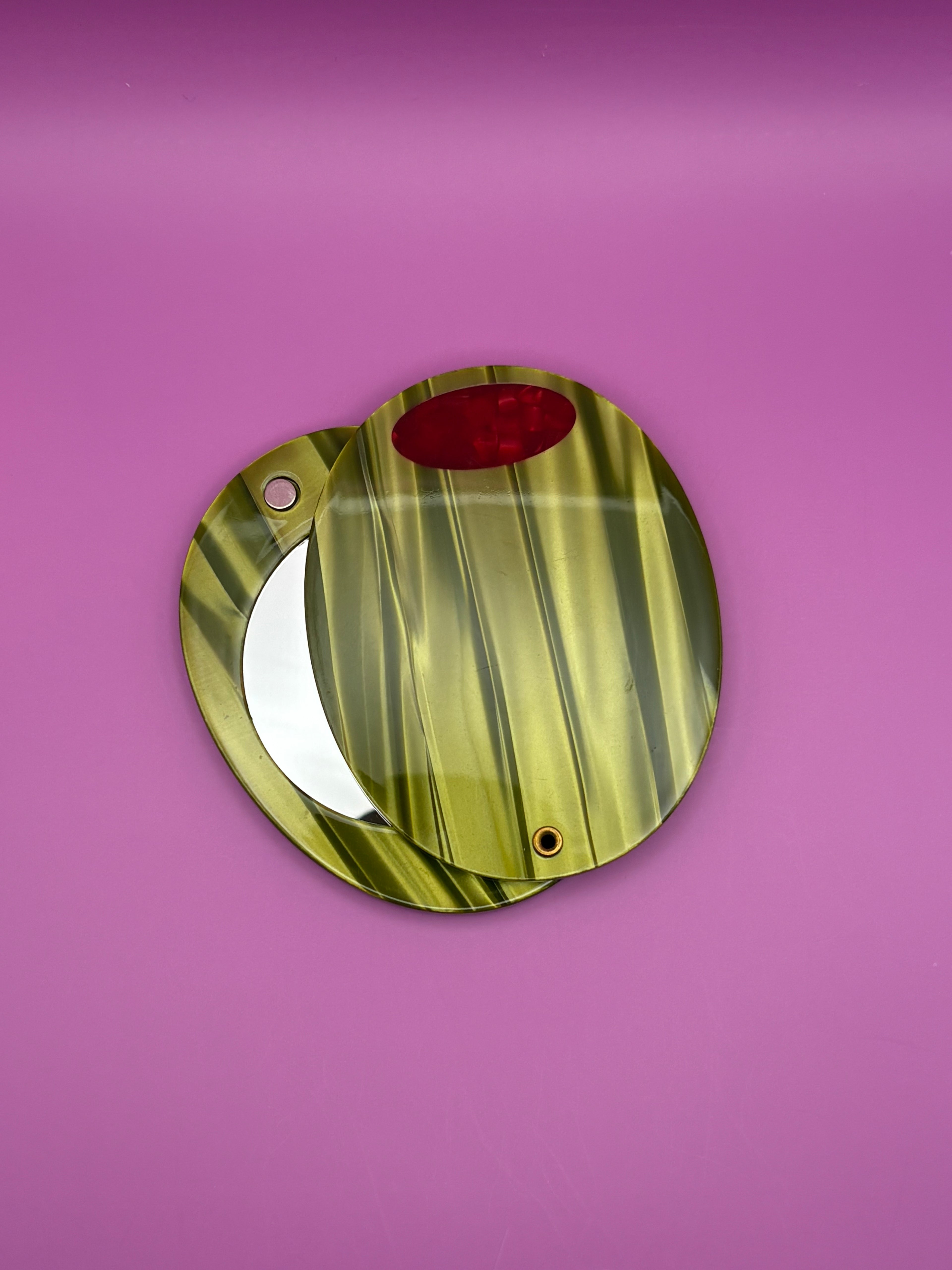 Olive - Acetate Pocket Mirror