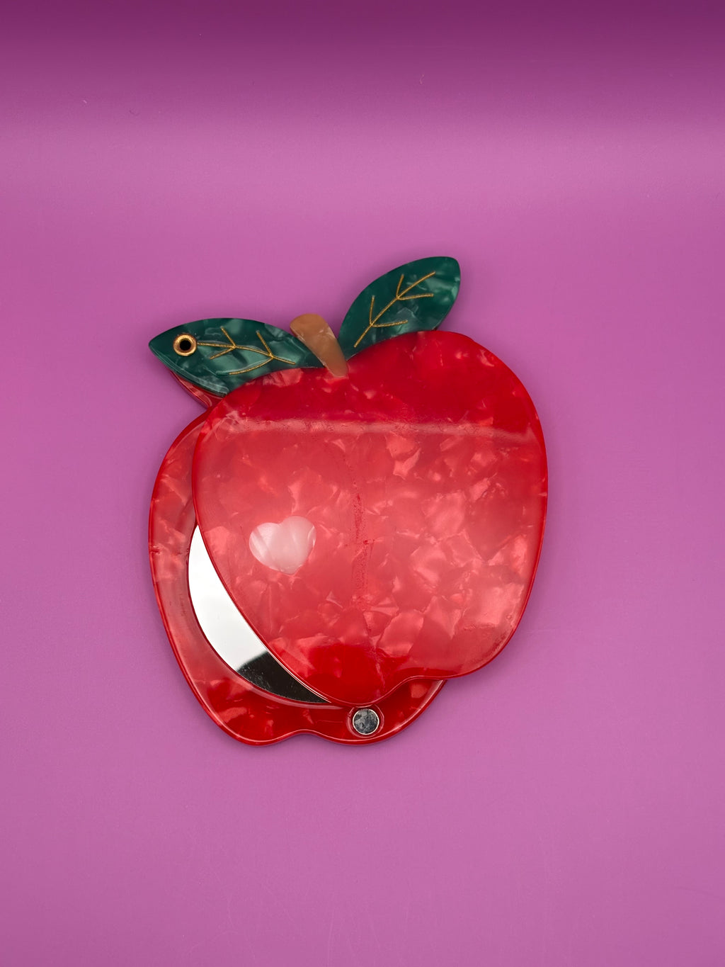 Apple- Acetate Pocket Mirror