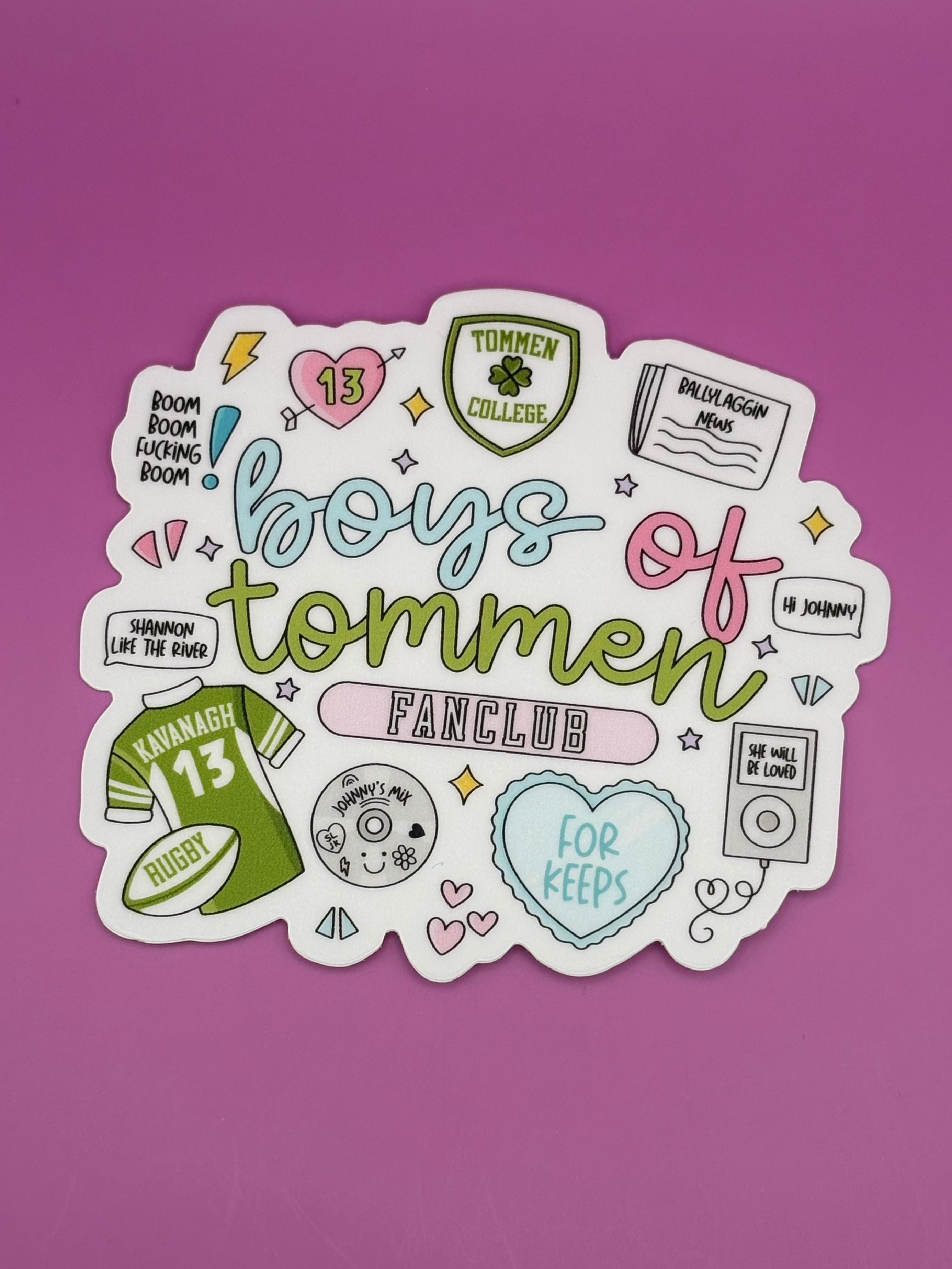 Boys of Tommen Fan Club - Sticker