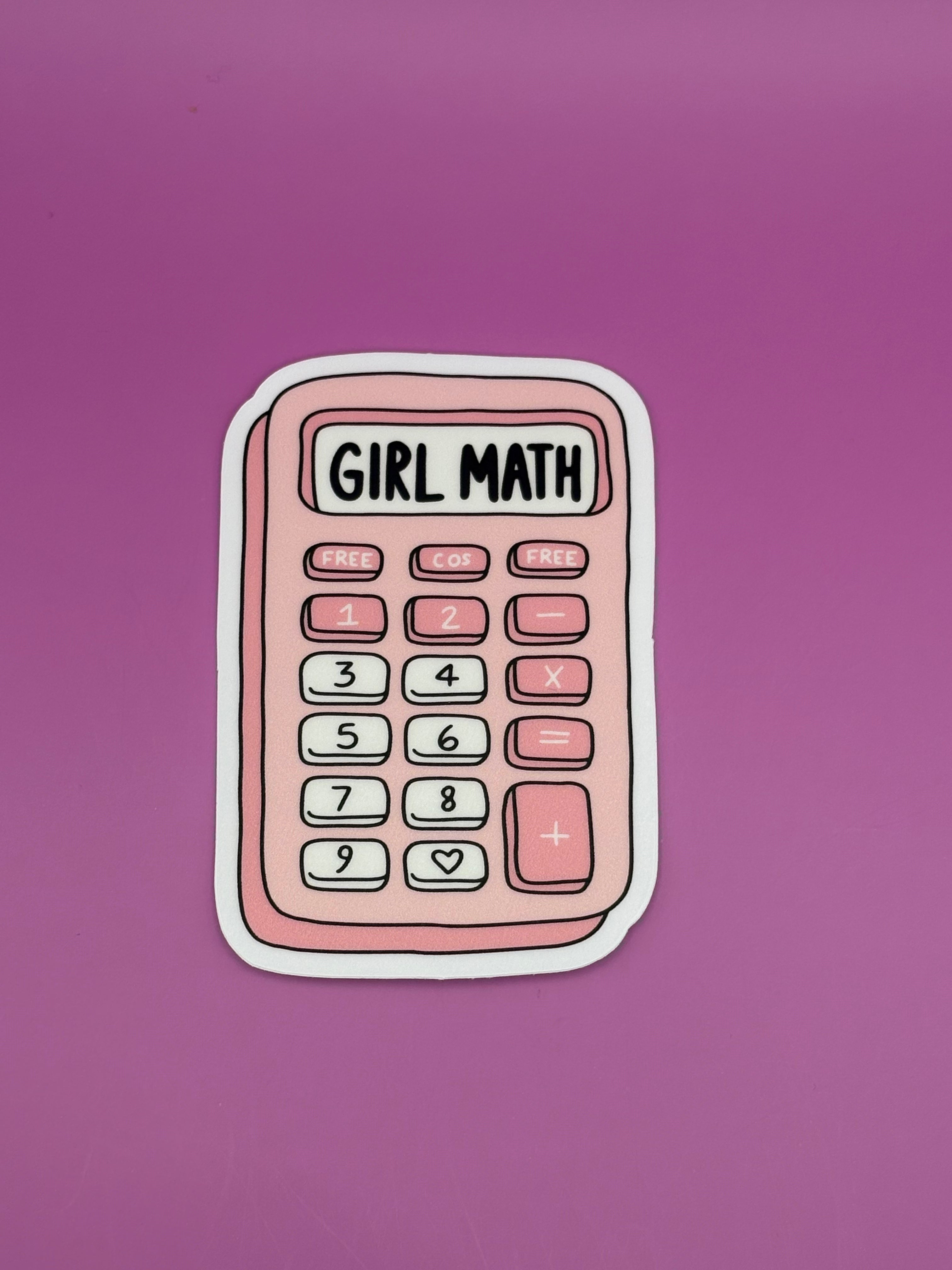 Girl Math - Sticker