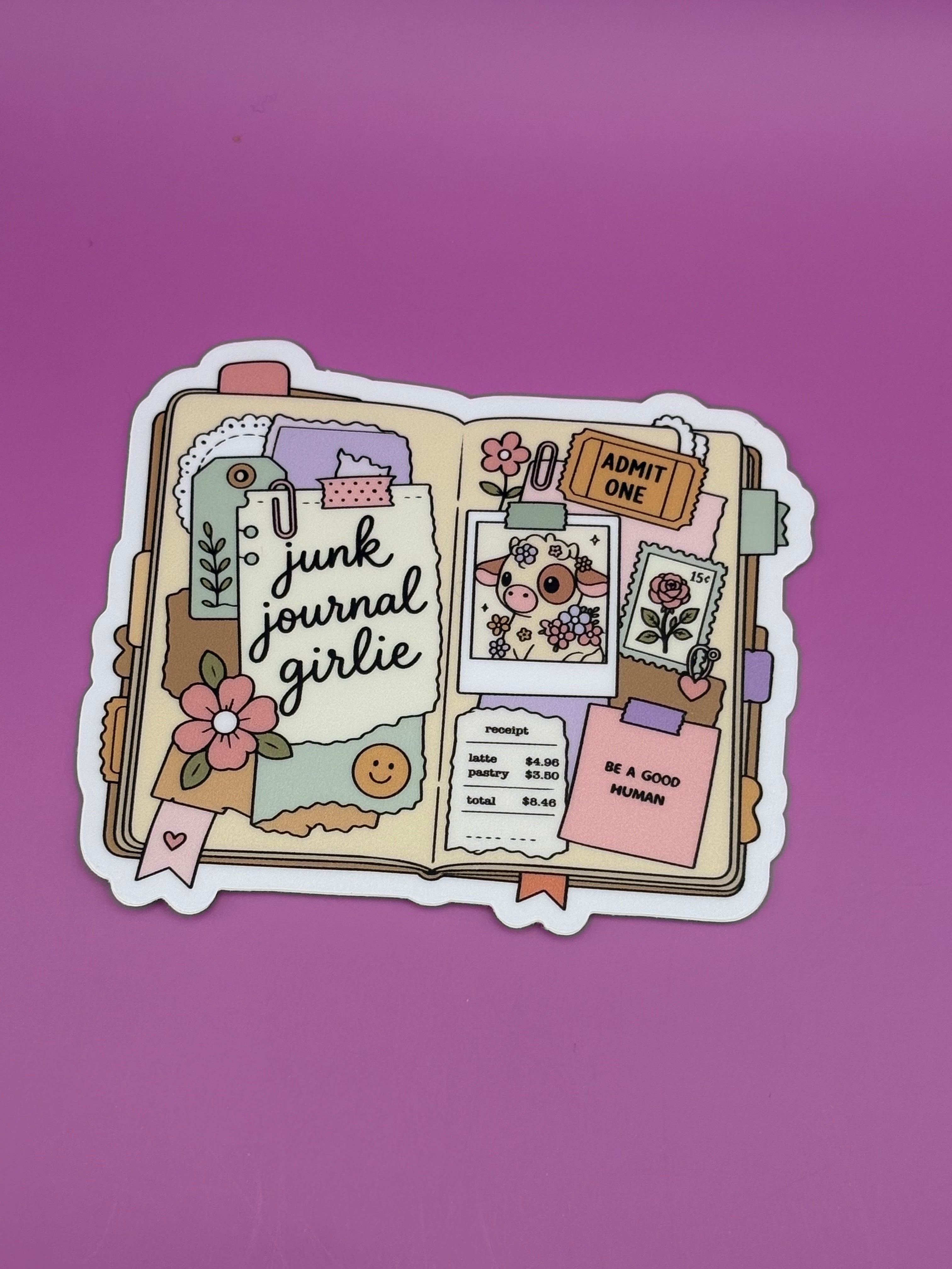 Junk Journal Girlie - Sticker